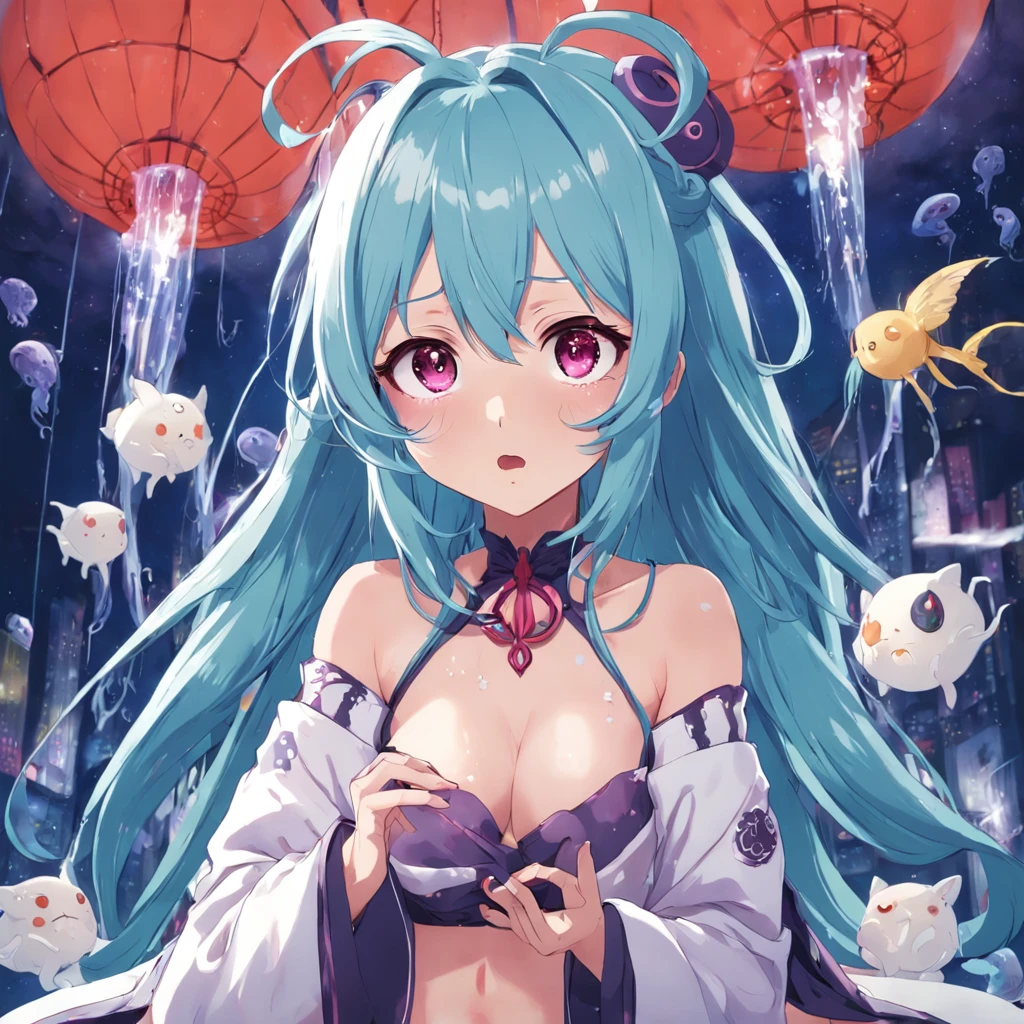 animesque、a beauty girl、tentaculata、I'm embarrassed
