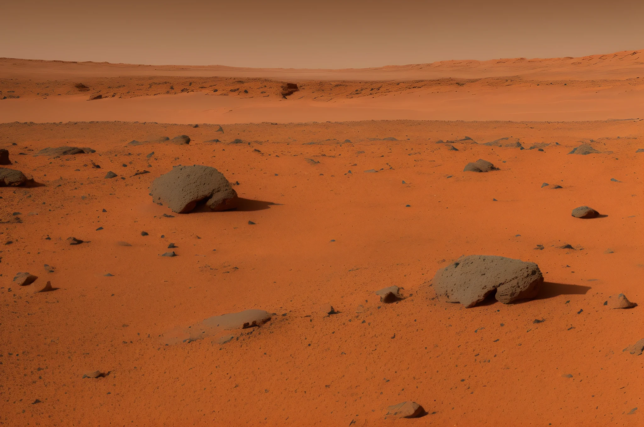 Alahed view of a rover on a barren surface with rocks, Mars rover in the background, On the orange surface of Mars, On the surface of Mars, March vacation photos, Overlooking the Martian landscape, Stand on the Martian landscape, Sitting on a Martian rock, Landscape of Mars, on a remote desert planet, Landscape of Mars, Abandoned on Mars,