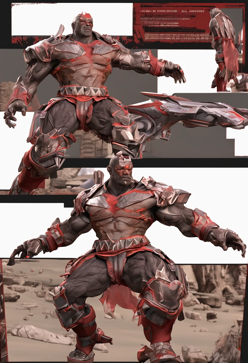 bust figure of a kinght, attack pose, 3d game character for an isometric game
