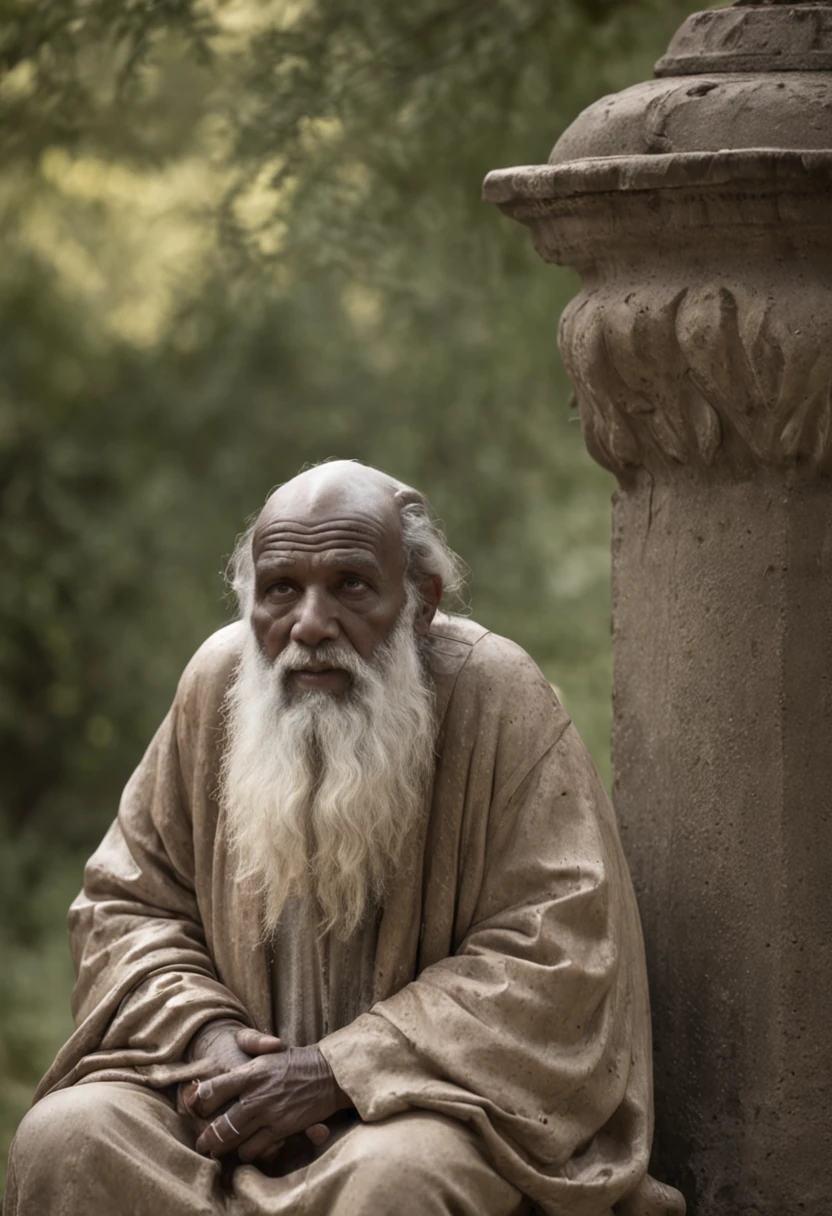 A Wise Man watching, The beginning of the creation of the beautiful, Maravilhoso E Vasto Universo Com Muitas Galaxias.