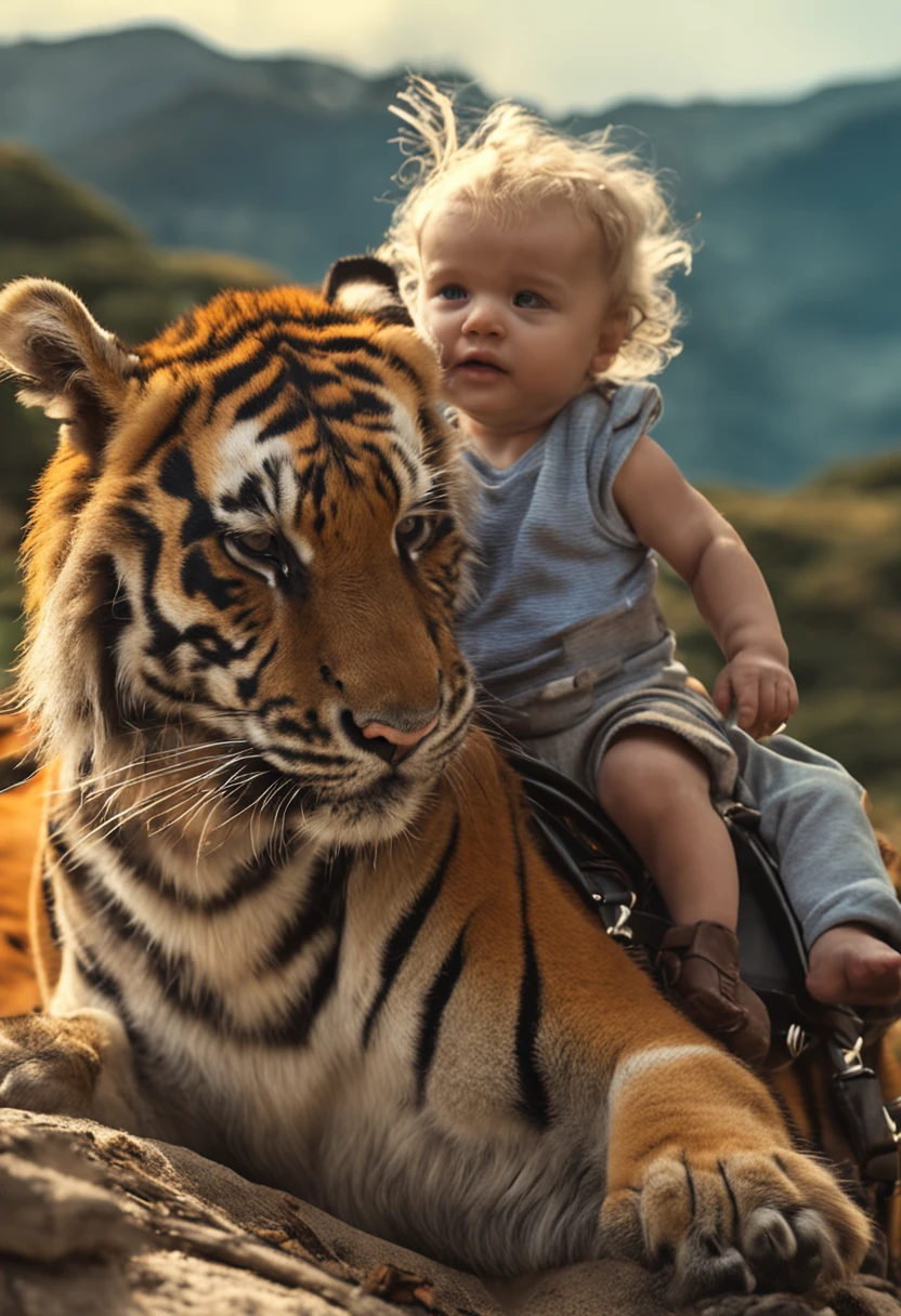 riding a tiger