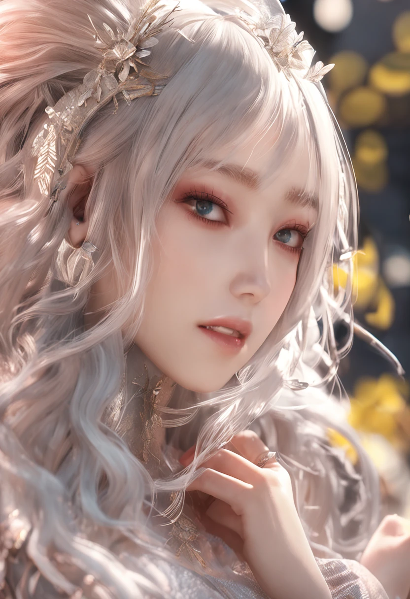 masterpiece、top-quality、(reallistic、Photorealsitic:1.4)、(RAW Photos:1.2)、Highly elaborate CG Unity 8K wallpapers、extremely delicate and beautiful、magnifica、Attention to detail、Official art、absurderes、Incredibly ridiculous、huge filesize、Extremely fine、Very elaborate、Beautiful eyes and face、beautiful elaborate eyes、Light on the Face、1 girl in、length hair、(pom-poms)a navel、The upper part of the body、sleeveless shirts、Bare wrist、bangss、ulzzang -6500-v1.1