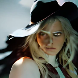 Hyperrealist portrait of female by david hockney and alphonse mucha,fantasy art, photo realistic, dynamic lighting, artstation, poster, volumetric lighting, very detailed faces, 4 k, award winning,, 1girl, in the dark, deep shadow, low key,cowboy shot,(official clothing:1.4) ,long hair,white hair,