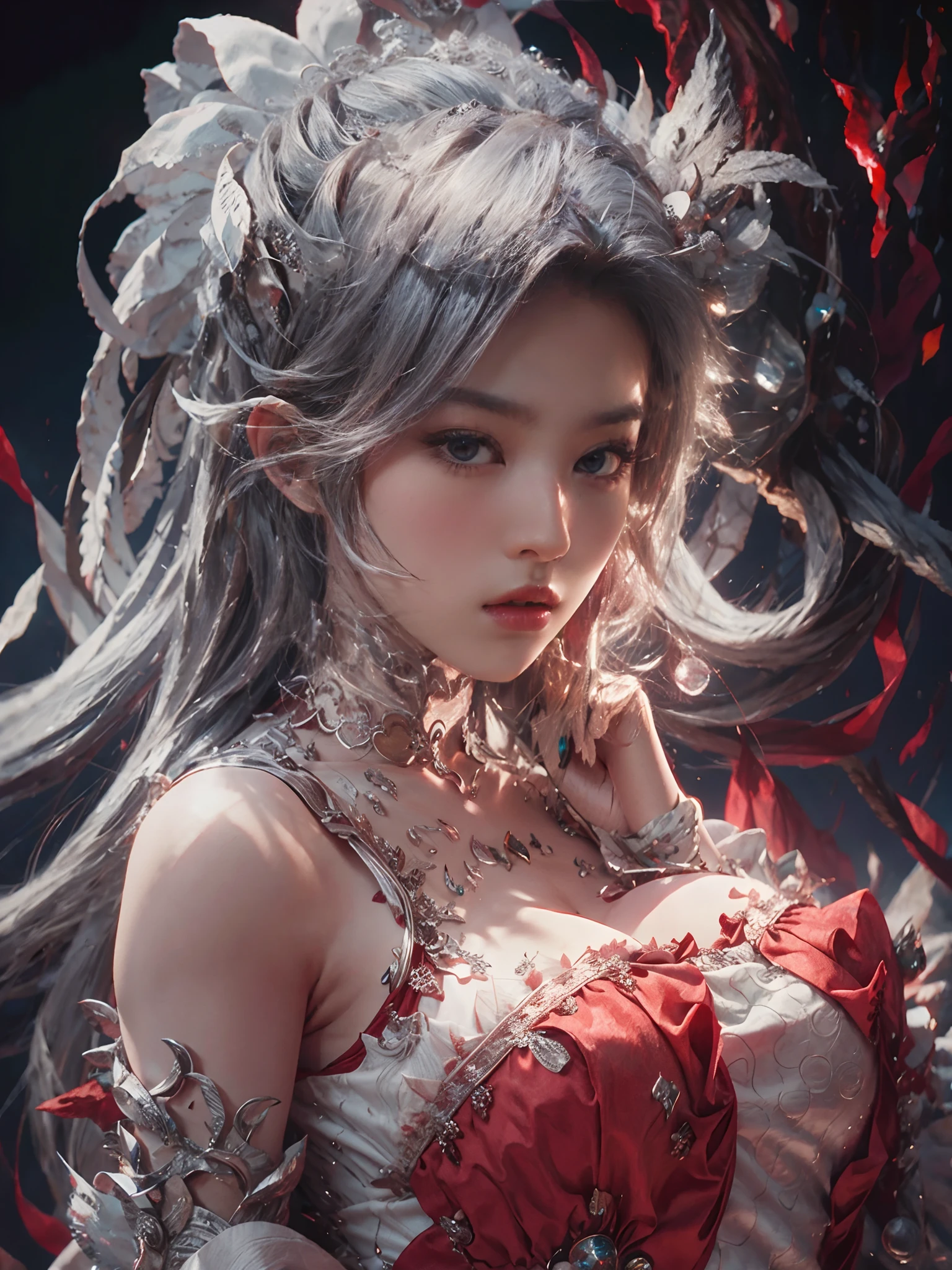 (photoPractical:1.4),best quality,Practical, masterpiece, Extremely delicate and beautiful, CG,Extremely detailed ,high resolution, Extremely detailed, 1 Girl, Tifa_Lockhart,Beautiful and delicate girl,whole body, Practical,Japanese clothes, Beautiful and delicate red eyes, There is light on the face, light,,