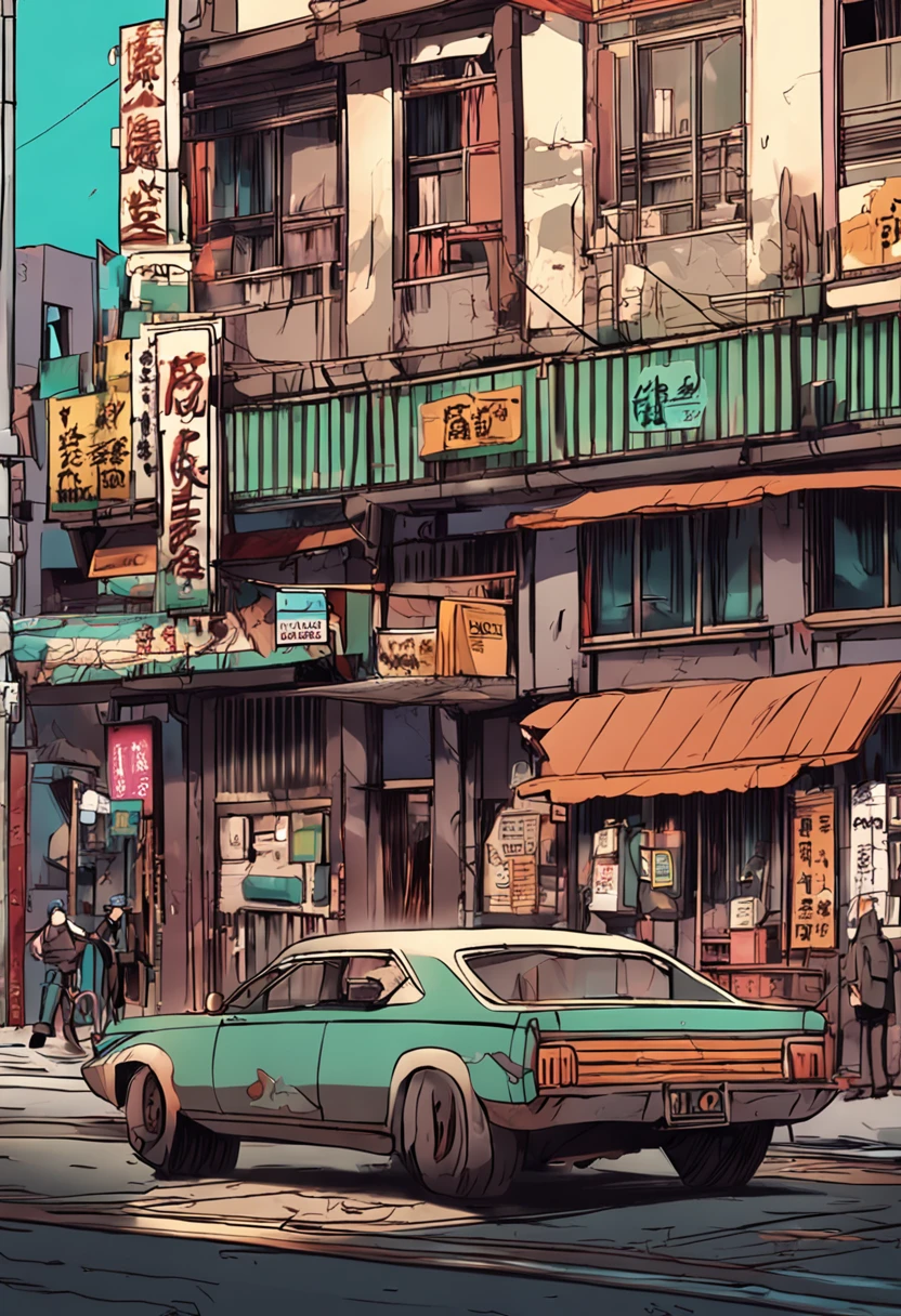 城市,the street,One guy,restaurant,elevation