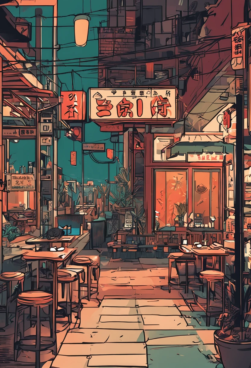 城市,the street,One guy,restaurant,elevation
