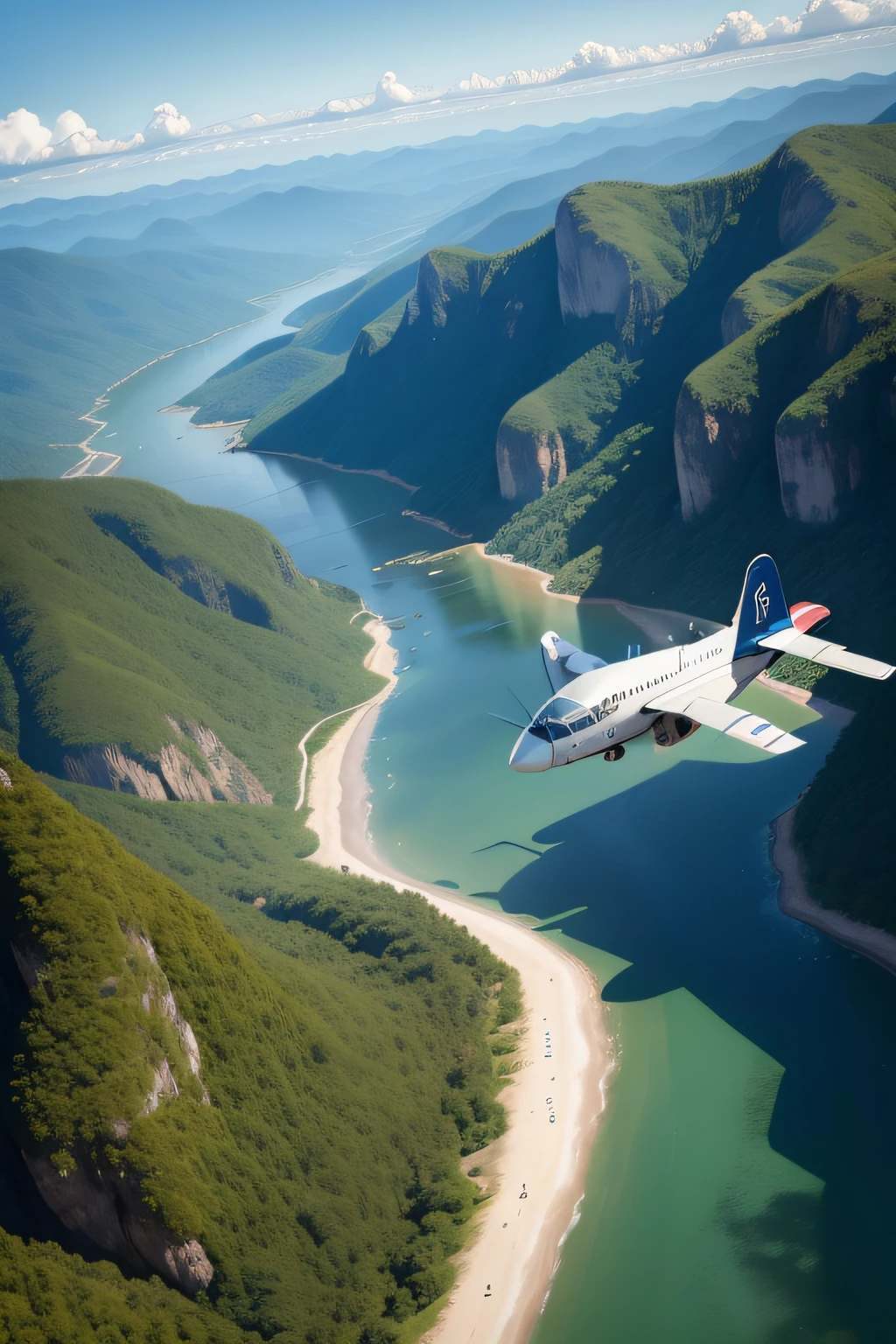 No dia marcado, os amigos retornaram no local indicado e embarcaram em uma pequena aeronave. They flew for hours over vast forests and mountains until they landed in a remote location. Ao descerem, depararam-se com uma paisagem exuberante e selvagem.
