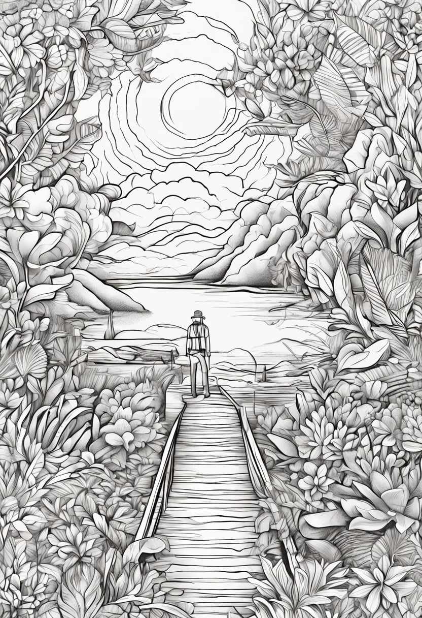 crie desenho para colorir fundo branco de esquilo bem fofo