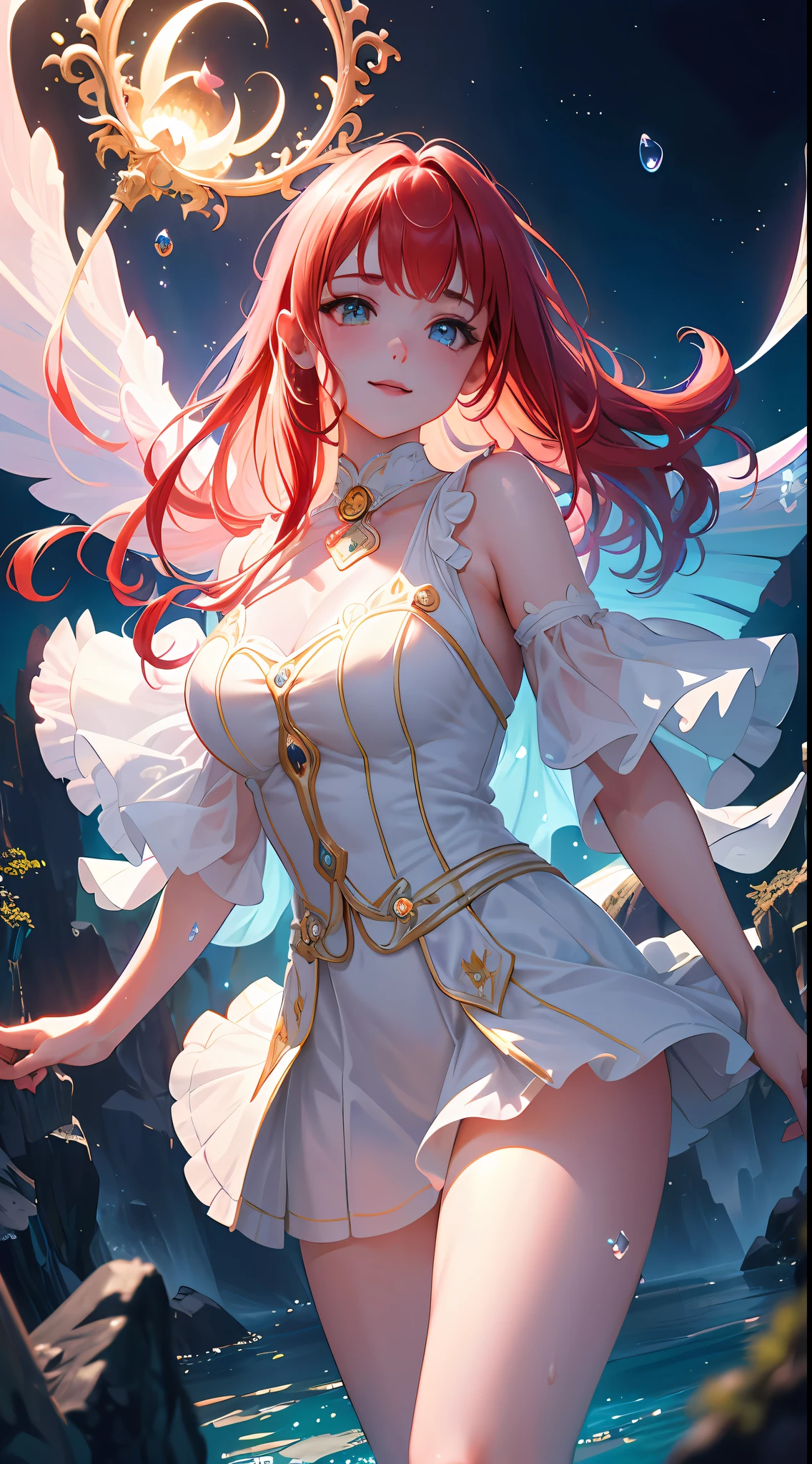Ariel in a dress