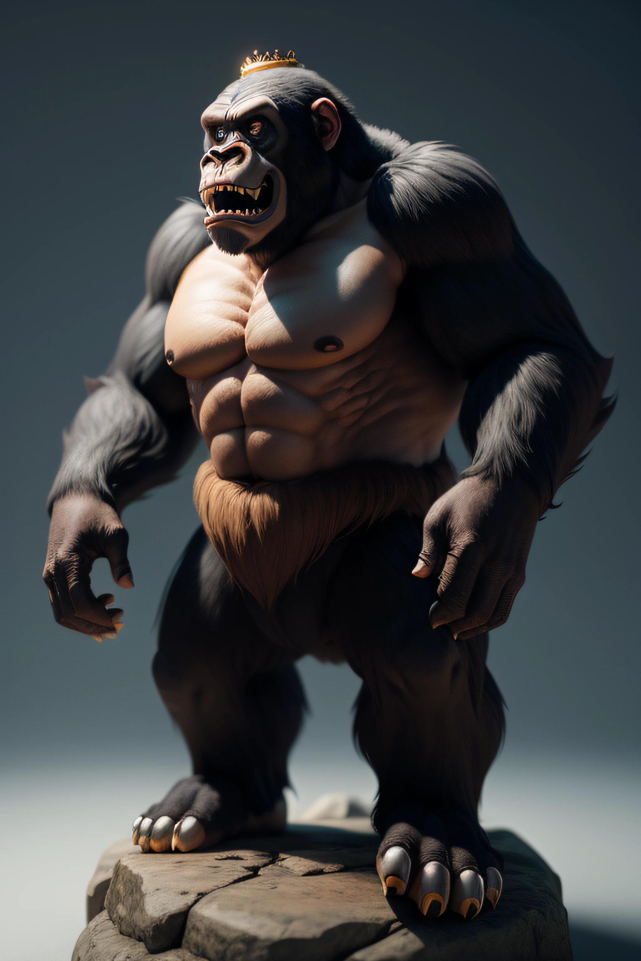King Kong, 3D, 4K.