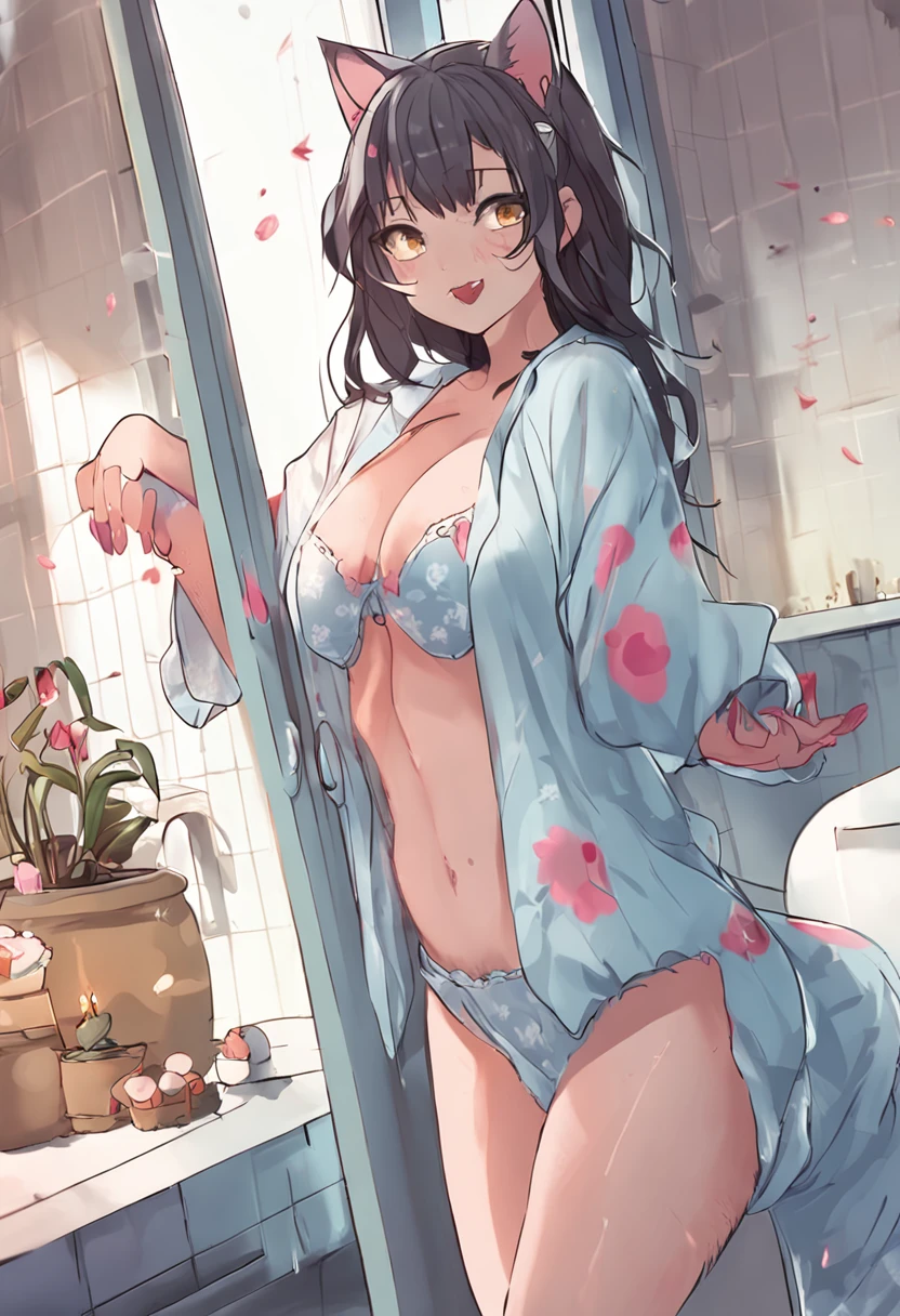Cat girl
Bathing
Pajamas
Soft
Fluffy
Cute
Sexy
Alluring
Tempting
Enchanting
Slim
Curves
Captivating
