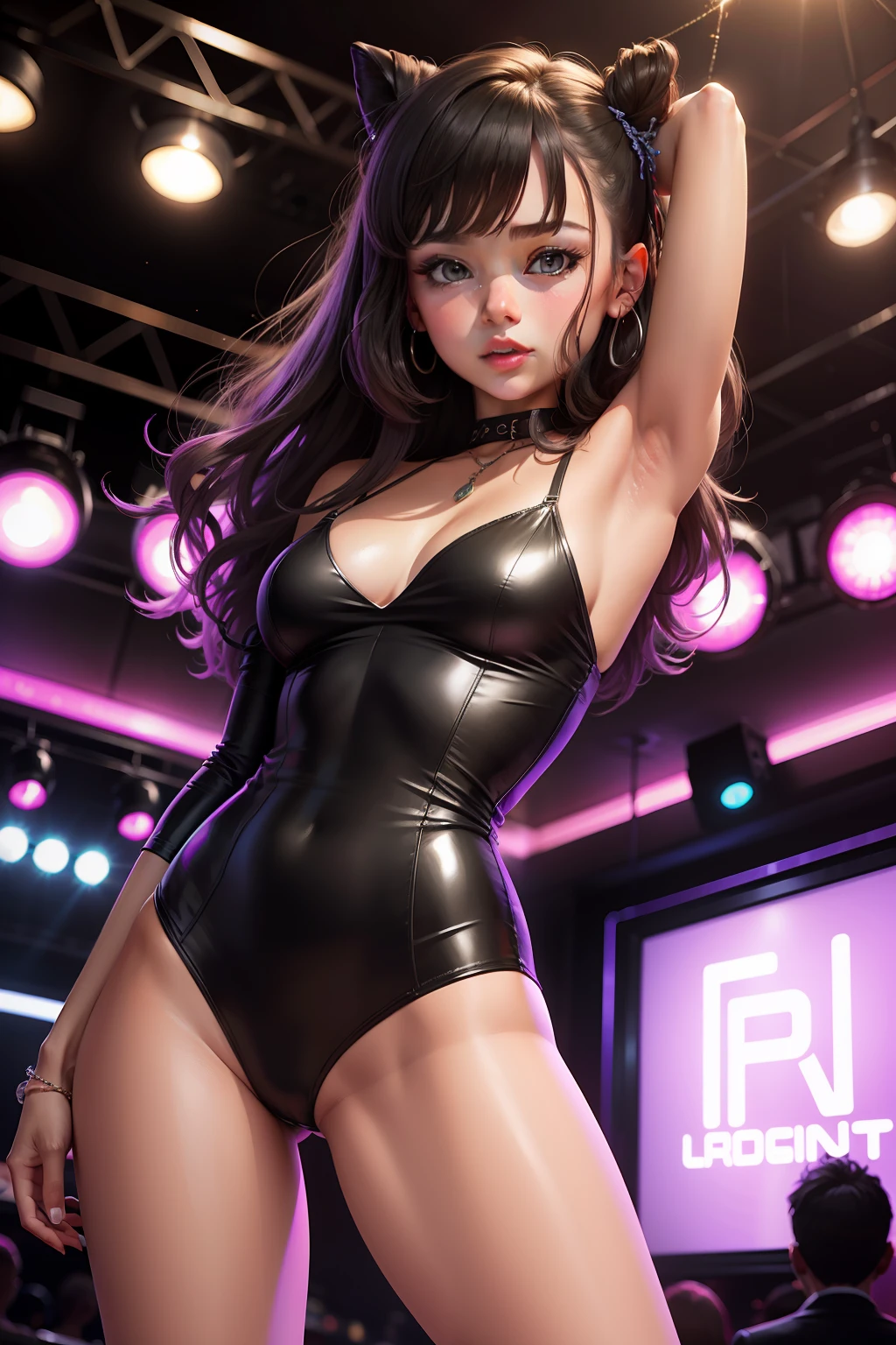 A little cute in the nightclub