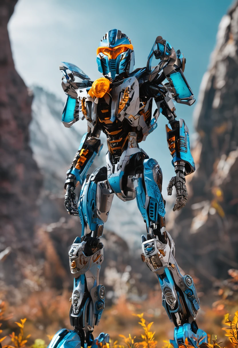 bionicle，female android，with a good figure，Cold
