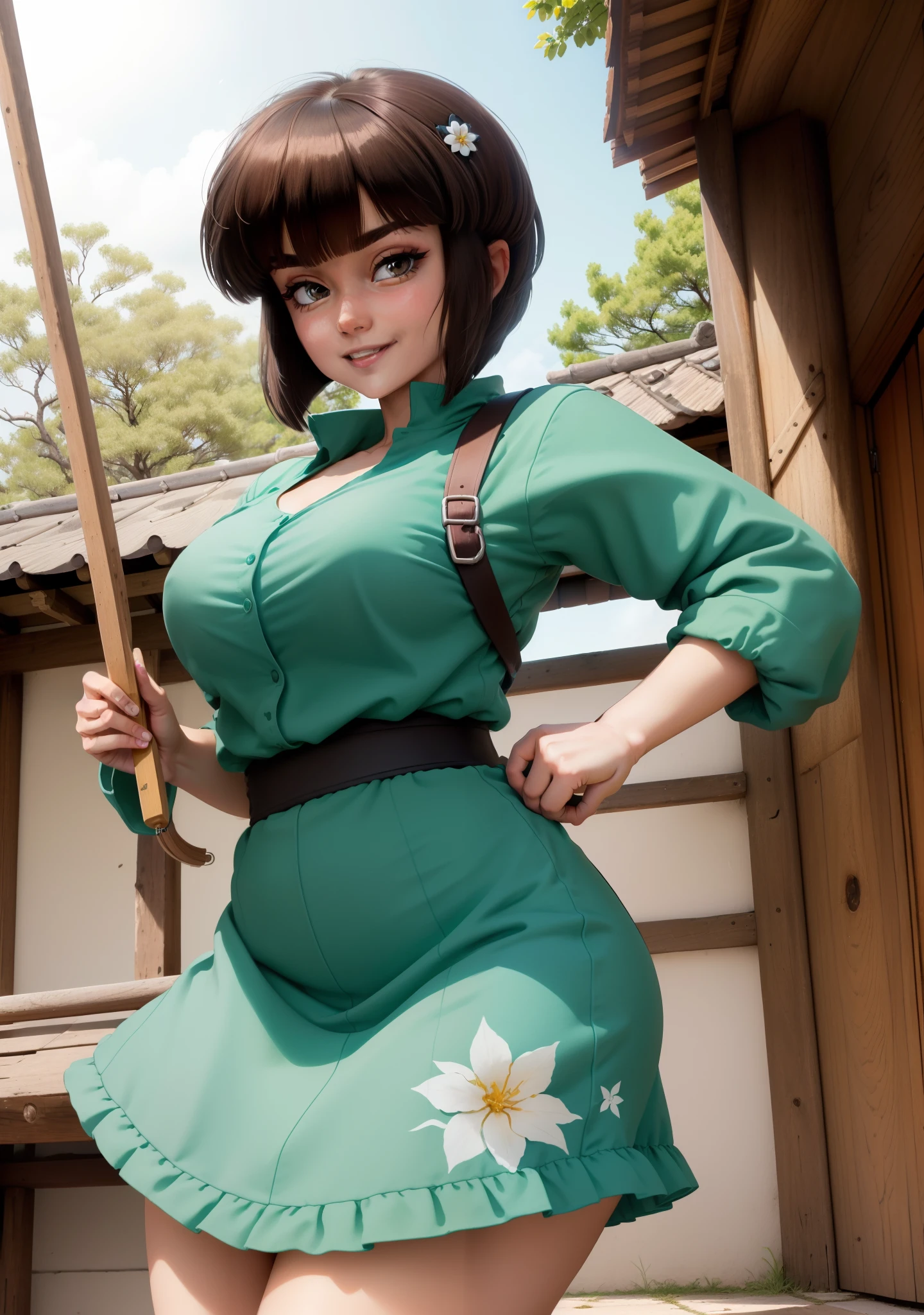 (NabikiWaifu:1), mujer hermosa,cara perfecta, perfect expression,mirada picarona,sonrisa, pose sexy, vestido corto, uniforme instituto japones,,mochila,(vestido:1), medias por el muslo,uniforme corto, mostrando muslos, waifu girl,posando sexy,ojos brillantes, cabello corto, piel brillante, figura perfecta,delgada,flequillo recto, pelo recto,straight bangs, short hair, wink eye, corregir manos, winking brazos cruzados, manos perfectas,NSFW, De color, ojos detallados,cara graciosa,Cheerful
(realista:1.2), (realismo), (Obra maestra:1.2), (La mejor calidad), (Ultra detallado), (8k, 4k, intrincado),(Tiro de cuerpo completo:1),(Cowboy-shot:1.2), (85mm),light particles, luci, (Altamente detallado:1.2),(Cara detallada:1.2), (Gradientes), 

(Fondo detallado, casa decoracion japonesa madera,jardin,(Antecedentes detallados),Paisaje detallado, (Dynamic Angle:1.2), (dynamic  pose:1.2), (Regla de la tercera_compositing:1.3), (Line of action:1.2), Plano amplio, solo,alone, Daylight,luz espectacular