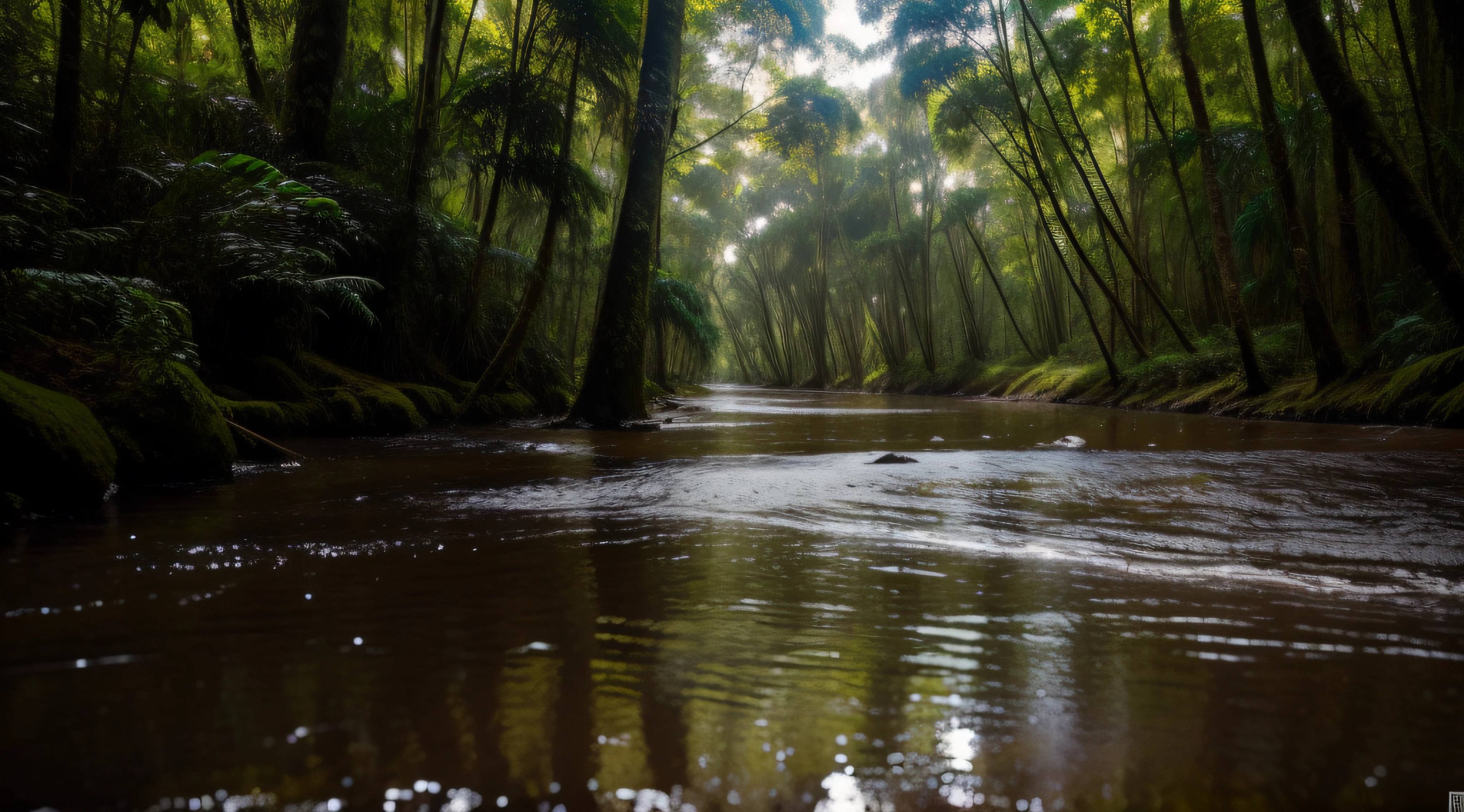 Eau，rios，ln the forest