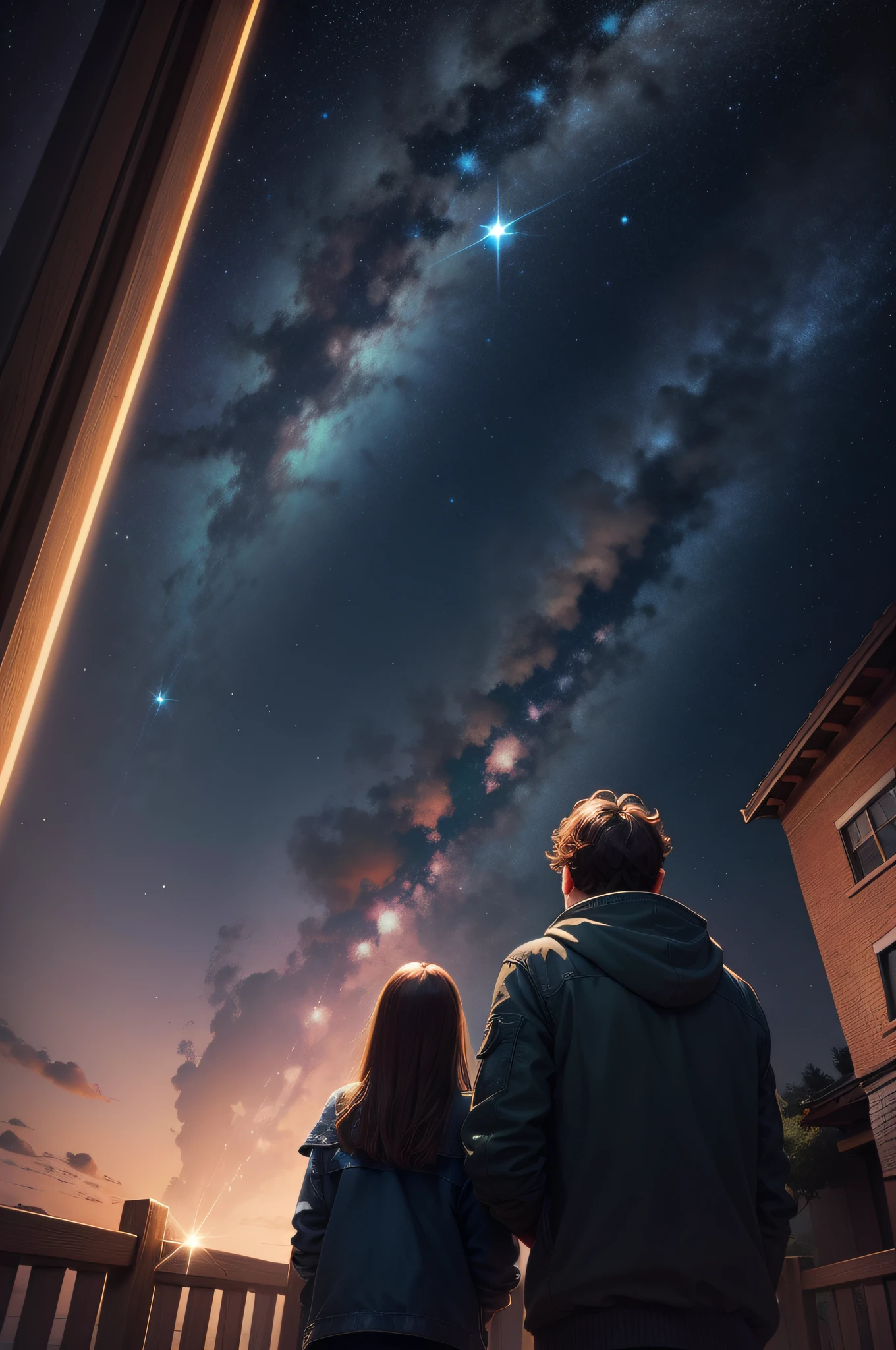 The stars shine
