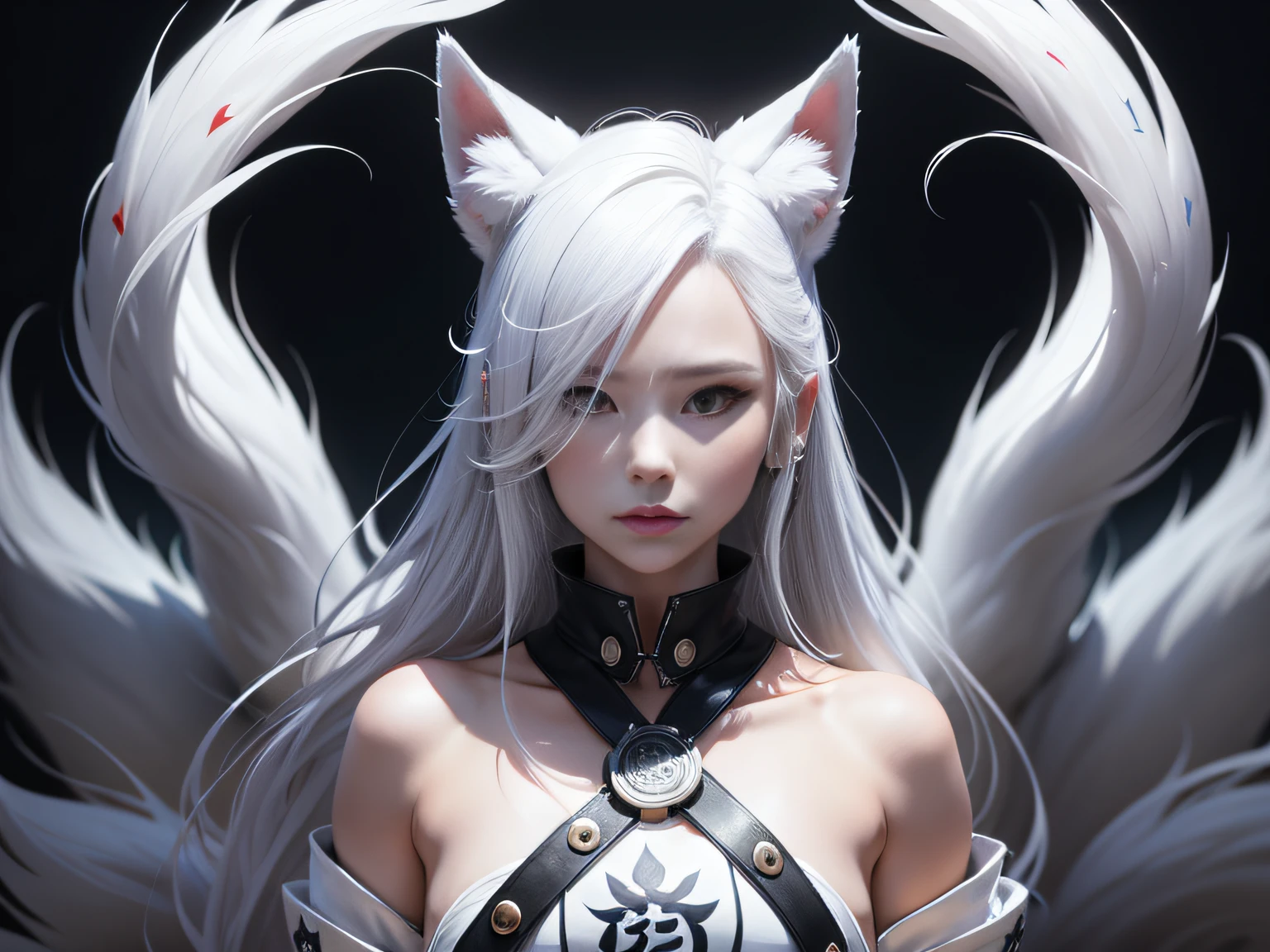 （（（（White fox with 9 tails））））