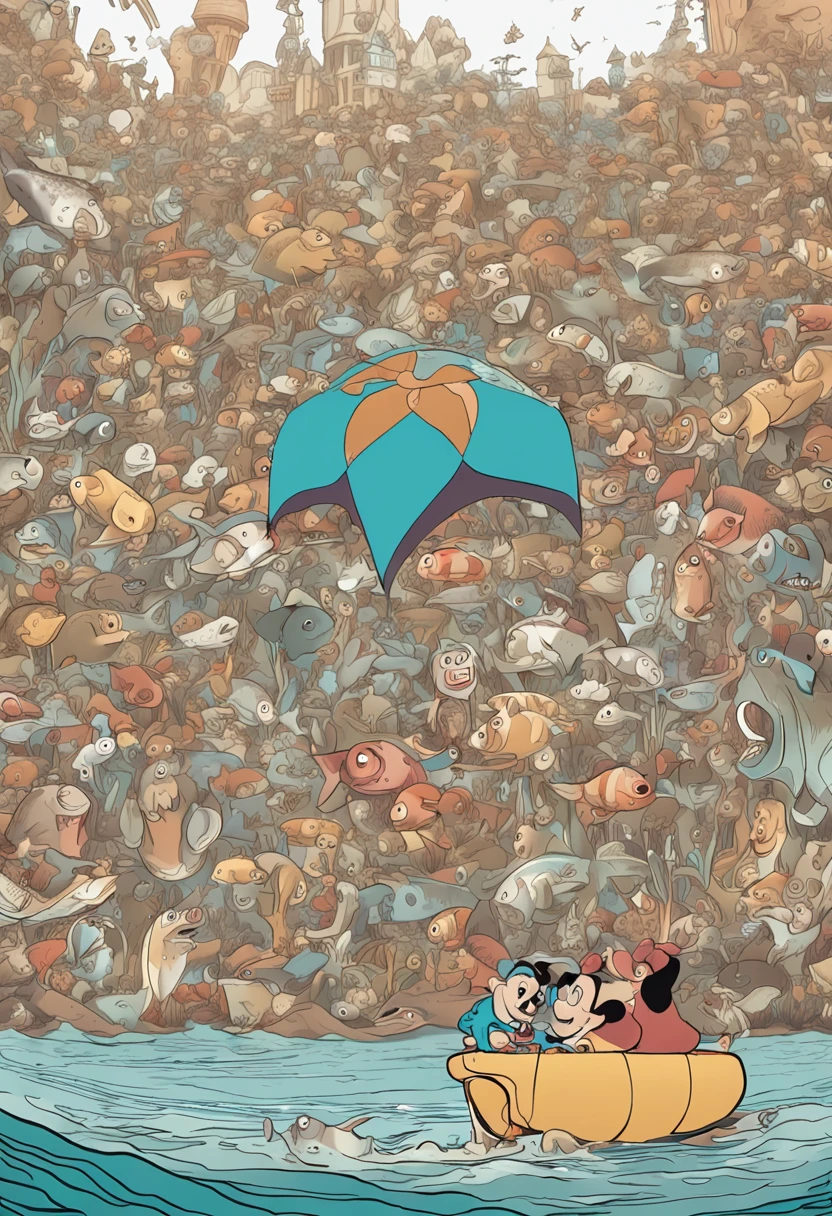 qualidade de imagem do filme，style of disney animation，Disney animated films，Ocean floor，Os corais，Gordo toot muito curto,personagem biblicos ，inantil ,josue , moises , jerico , muralhas , muros de jerico ,clivagem em close-up，Bare feet，profundidade de campos，Luz alta，luz real，Traching de raias，oc renderizado，hyper-realistic，melhor qualidade，8k，Obras de mestres，super-fino，pelos pubianos detalhados，anatomia correta，sharp focus on eyes，Bokeh，Facial features are carefully described，olhando para mim