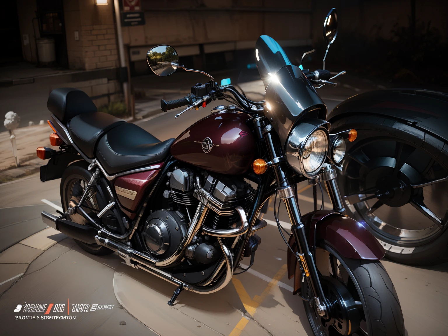 Change background roads and lighting