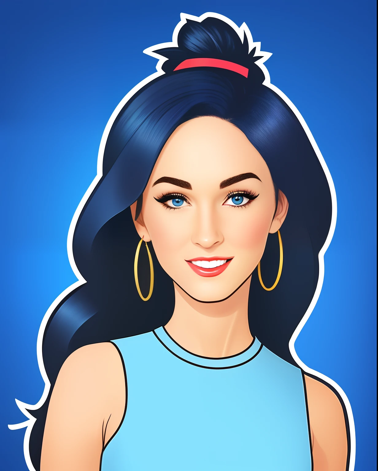A cartoon-style logo
