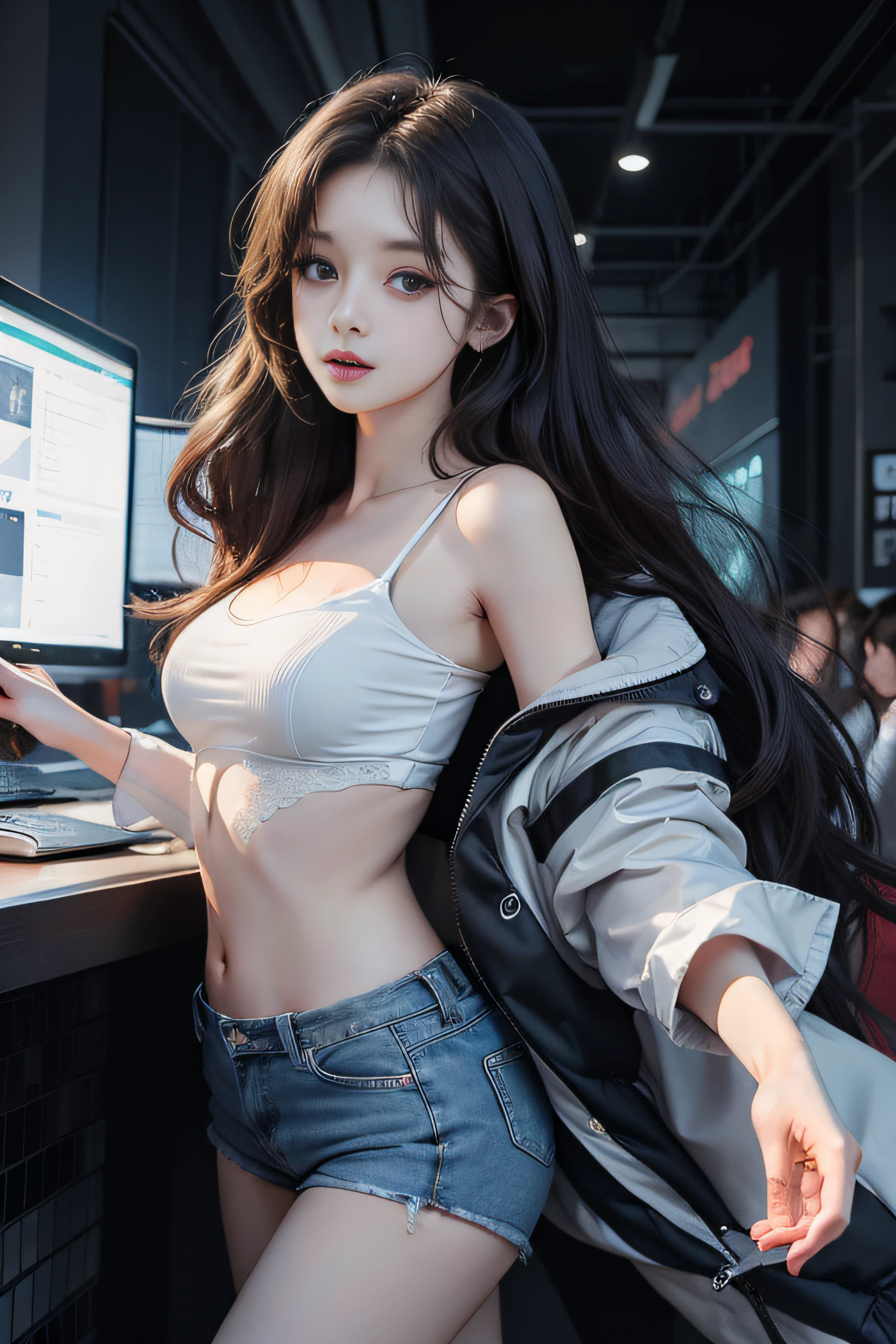 Crypto Exchanges、illustratio、Cool、hiquality、pureerosface_v1:0.8