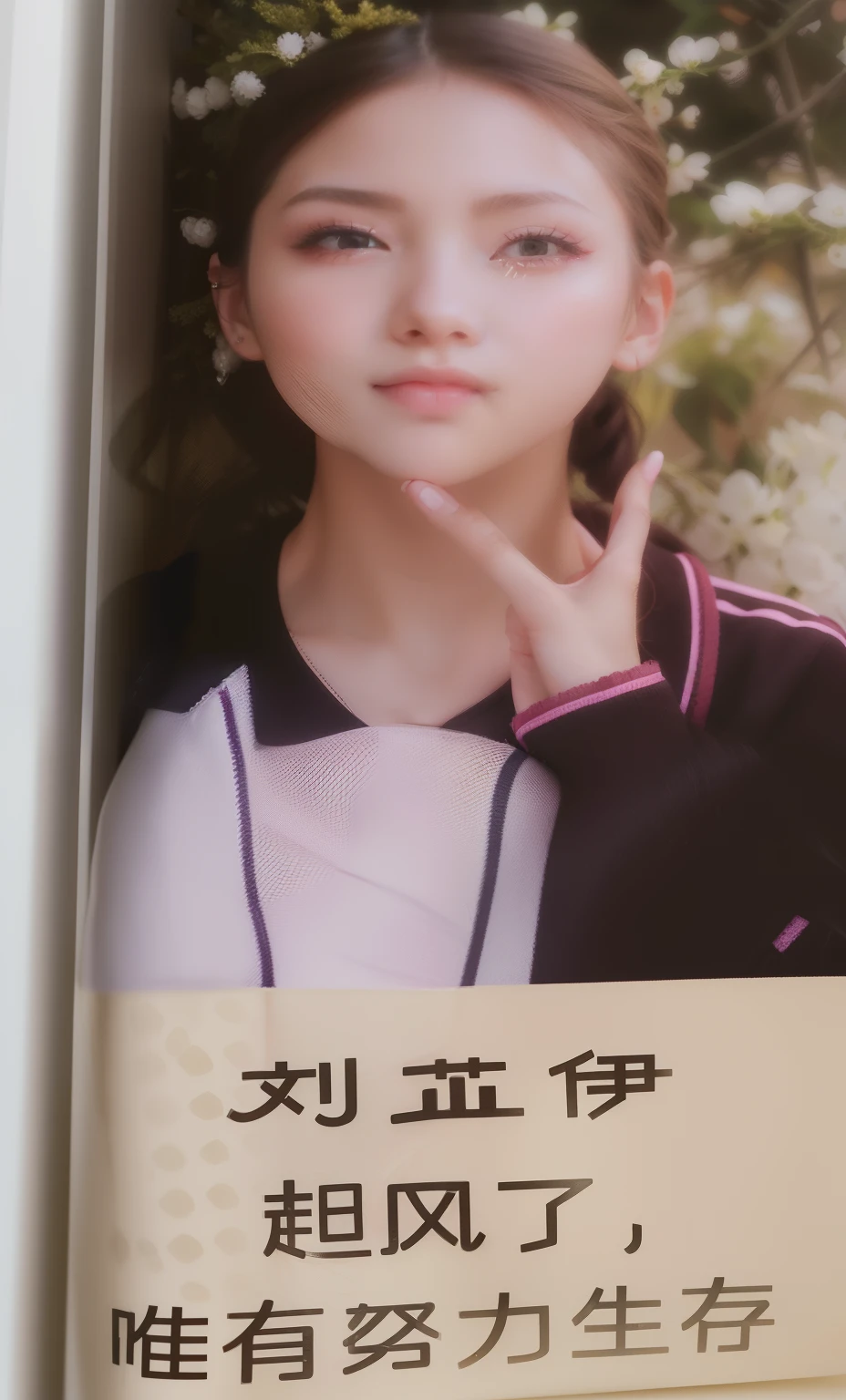 Super sweet girl,The face is sexy, Smooth and delicate,The skin is delicate, Smooth and delicate,There are cute and cute,Has delicate and sexy lips,There is pink and delicate childish makeup