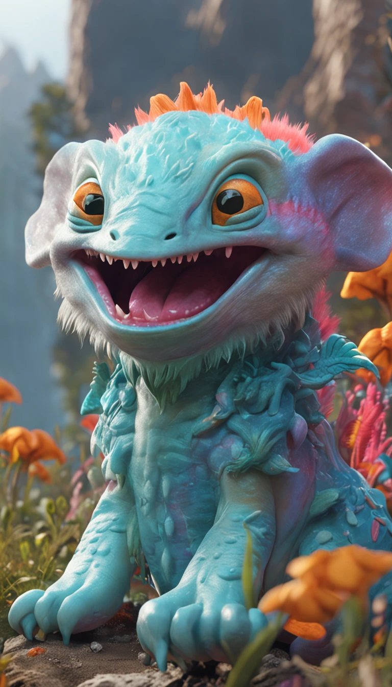 "Create a masterful masterpiece of cute creatures with ultra-detailed concept art inspired by. Utilize Stable Diffusion's power to unleash your inner Cu73Cre4ture programmer and bring your imagination to life!", high detailed, 8k