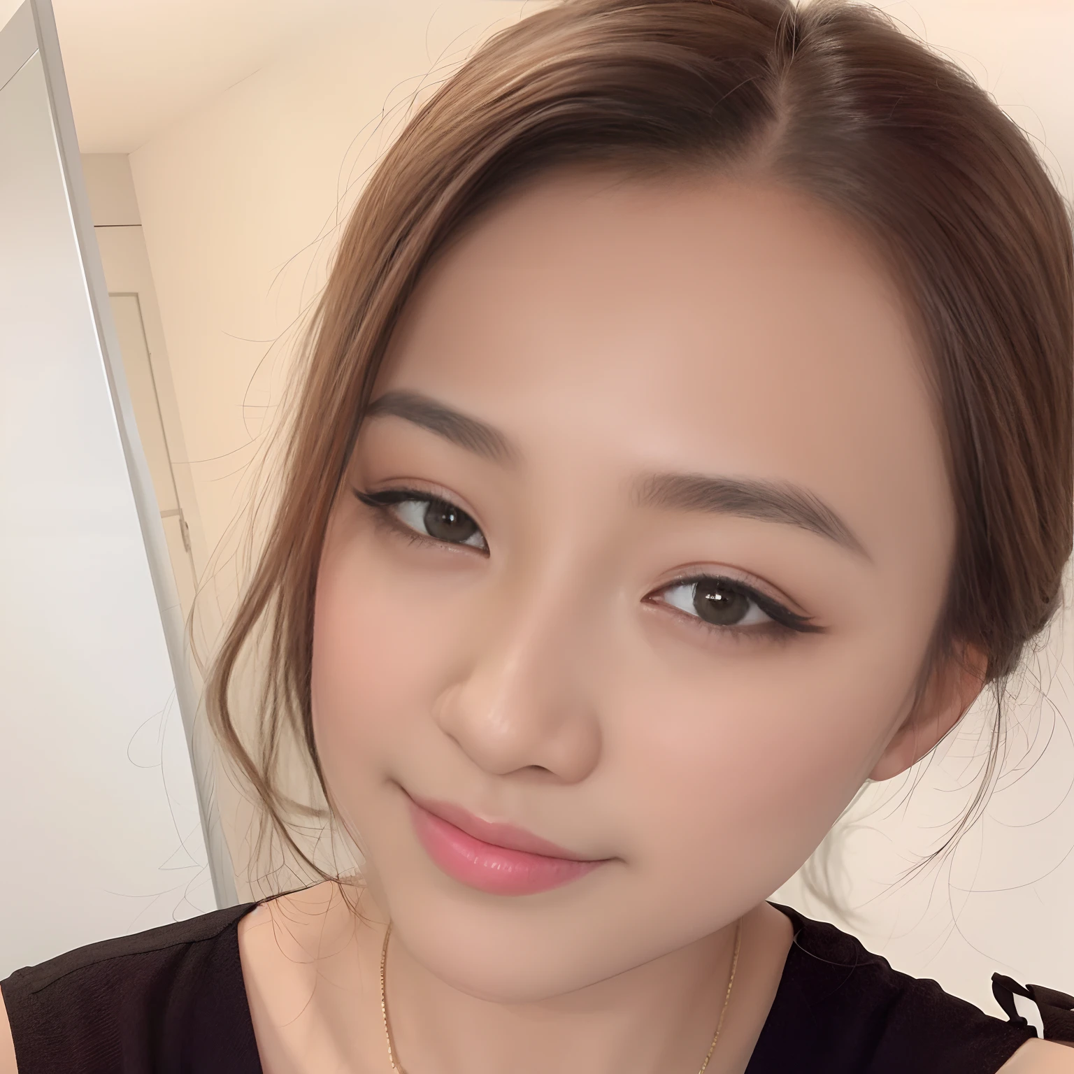 there is a woman that is taking a selfie in a mirror, xintong chen, 2 7 years old, 2 8 years old, 2 9 years old, 3 0 years old woman, 30 year-old woman, 3 2 - year - old, wenfei ye, Yoshitomo Nara, xision wu, 2 3 years old