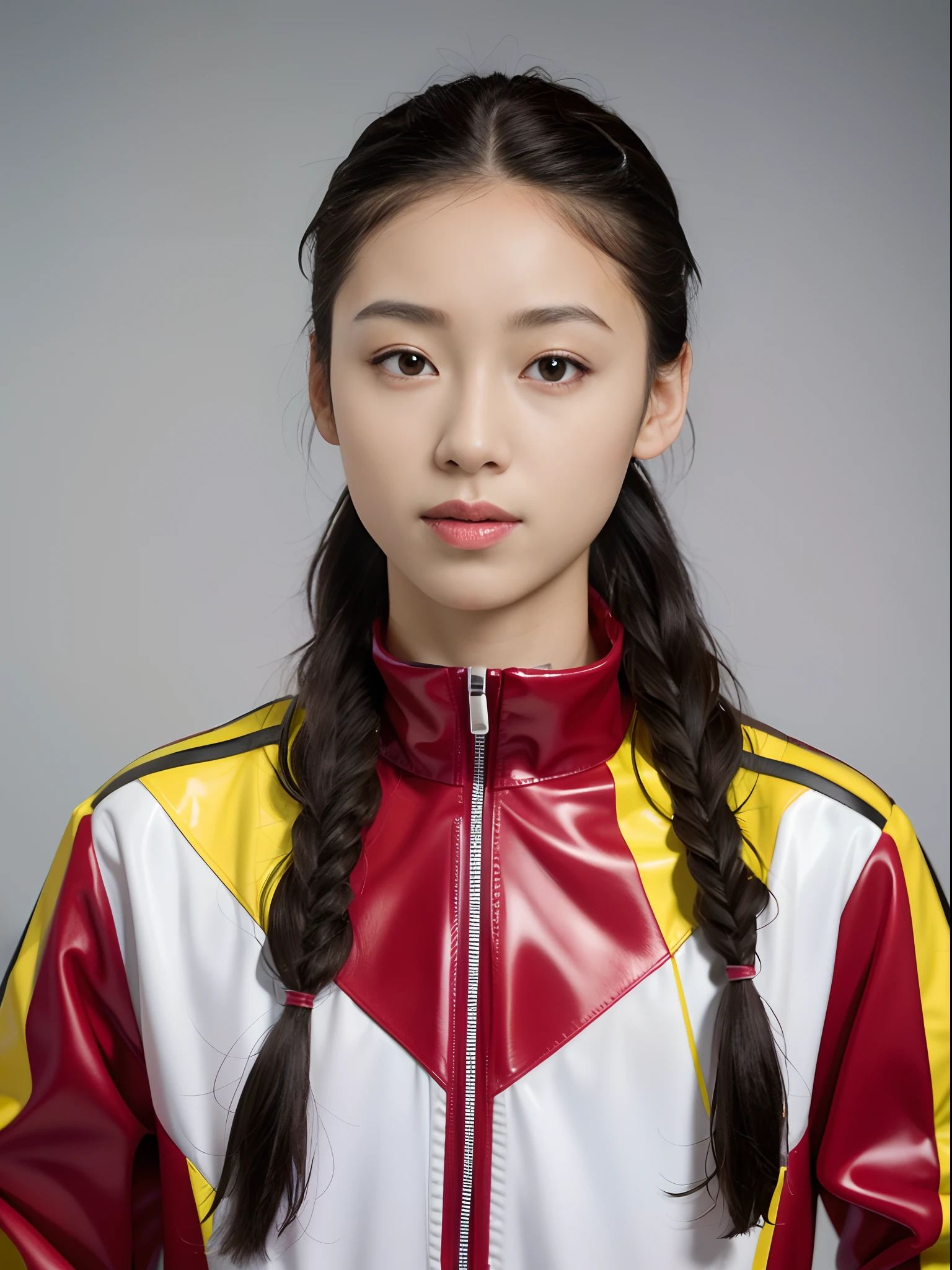 PVC yellow tracksuit