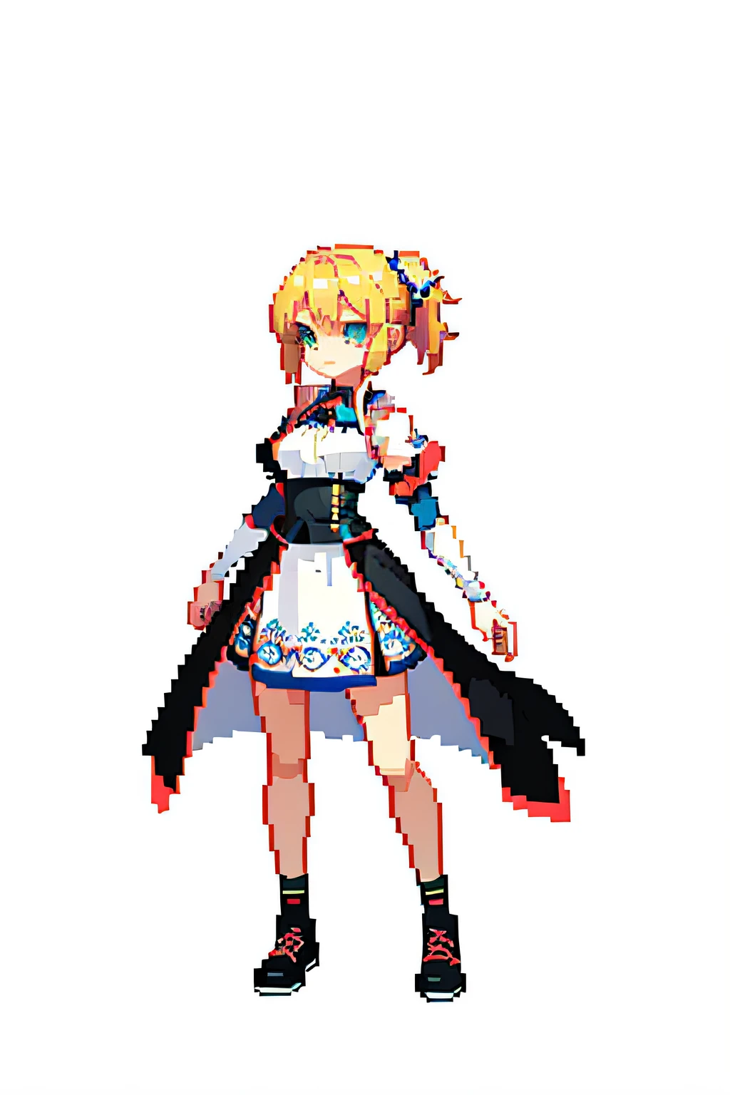 (masterpiece, top quality, best quality), pixel,pixel art,1girl,full body