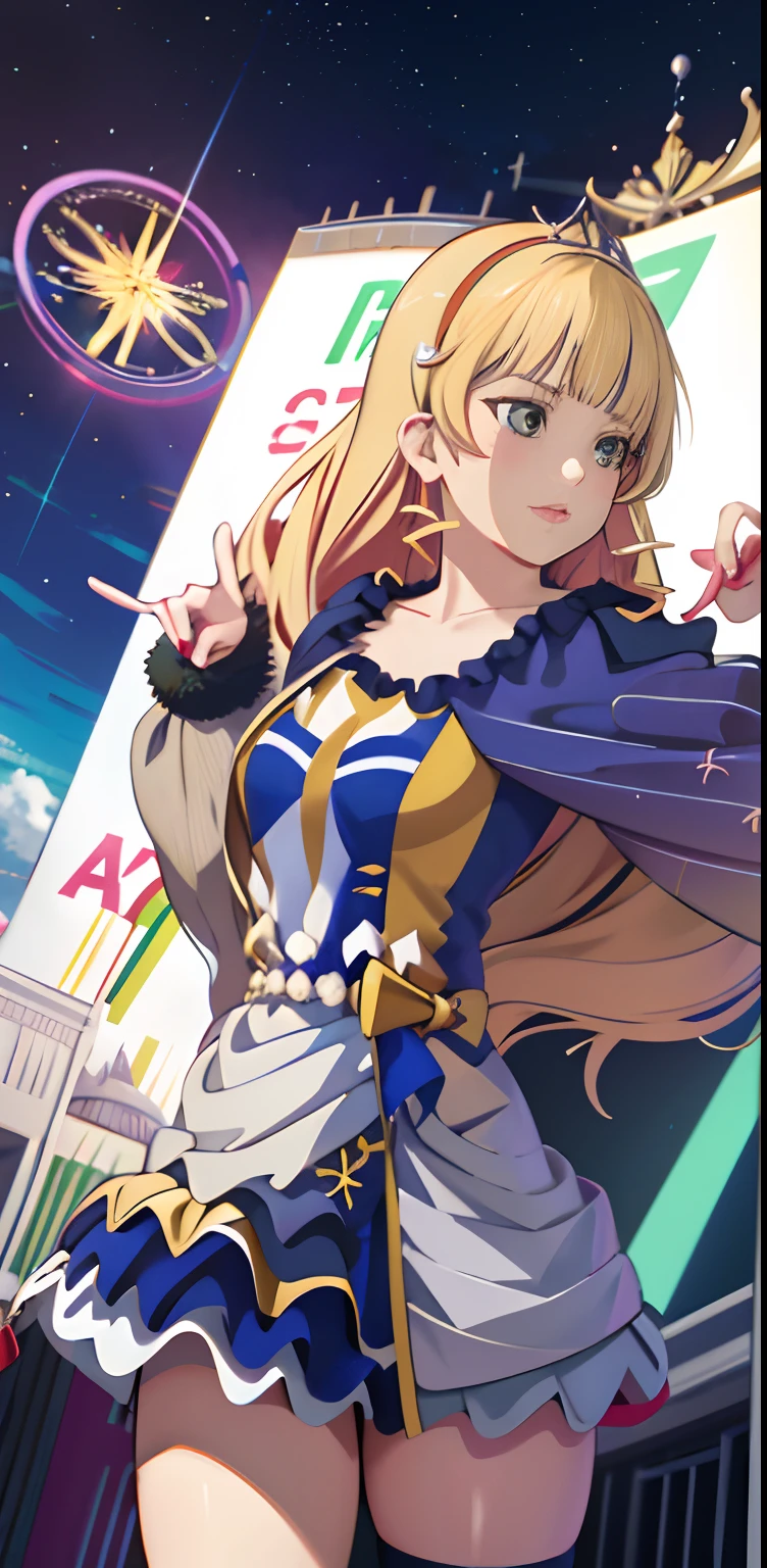 Chica de anime con falda corta y chaqueta posando frente a un reloj, seductora chica de anime, Hermosa y seductora mujer de anime, Hermoso y atractivo anime adolescente, Detalles finos. girls frontline, hermosa chica de anime, Atractiva chica de anime, Anime CG arte suave, Hermosa mujer del anime Love Live SuperStar, igual a la persoanje Heanna Sumire, Cushart Krenz Key Art Femenino