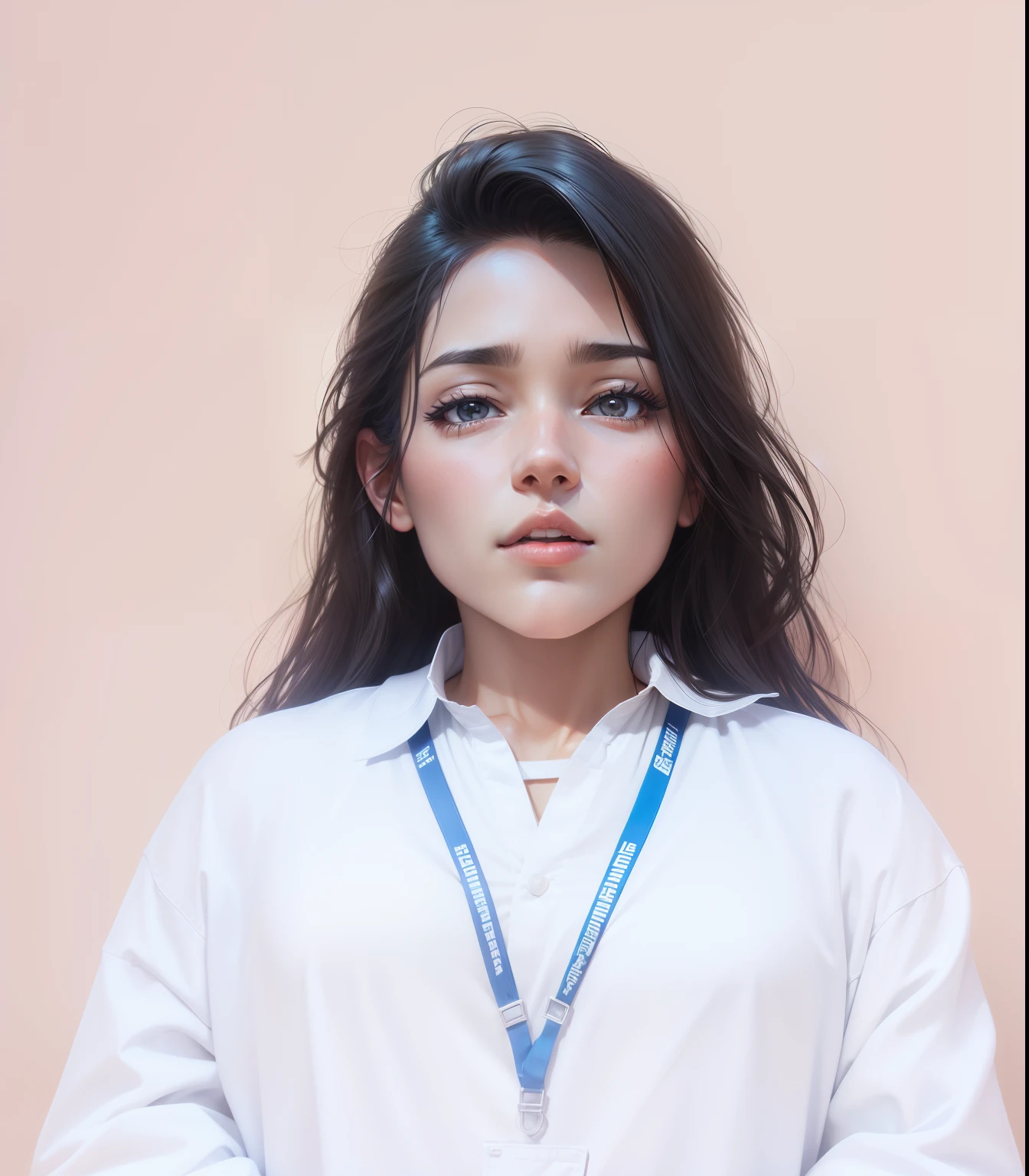Realistic face anime