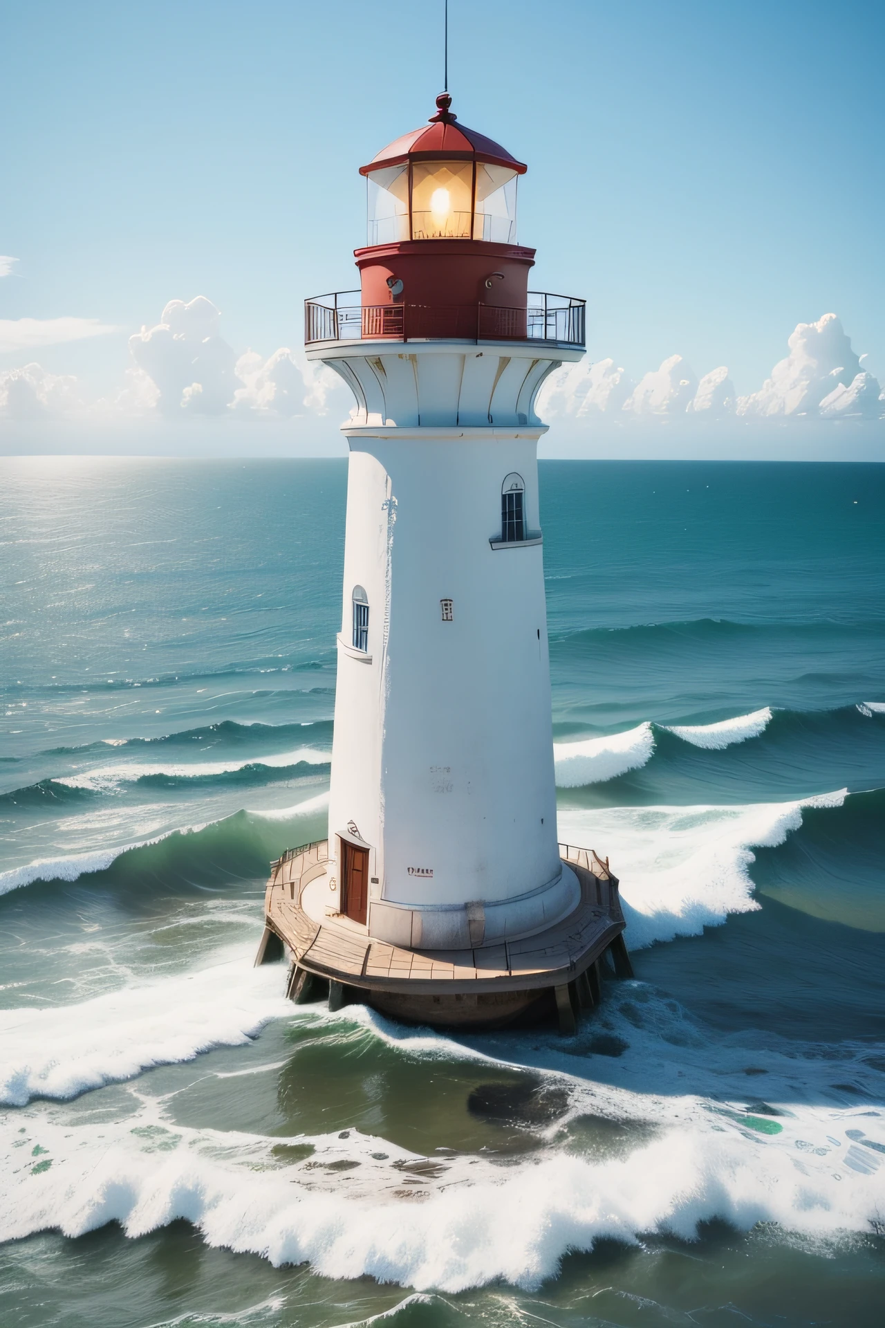 Farol em alto mar