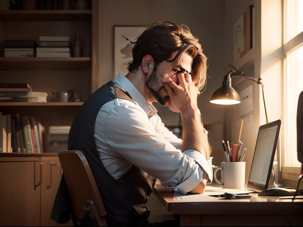 A man at a desk thinking Bullet Point text: "I want to organize a cultural event that everyone will enjoy! but, Where do I start?"