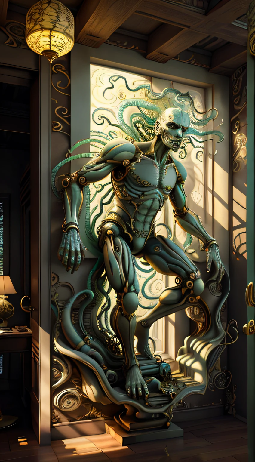Japanese-style entrance door