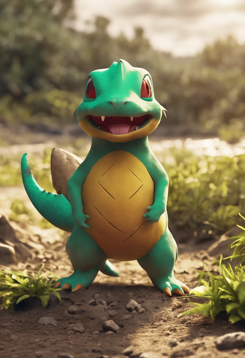 ground type starter would be a small Pokemon with big paws that could dig up a good amount of dirt that could be used to make mud-pies.