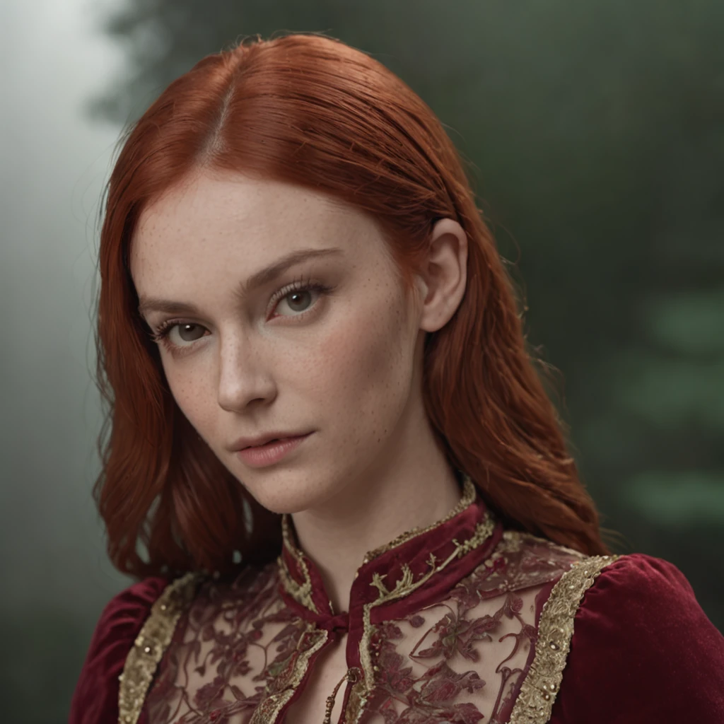 (Professional 3D rendering:1.3) de (Realistic:1.3) foto de arte mais bonita do mundo，mulher ruiva , (( epic fantasy elegant woman universe movies riverdale netflix, long red hair pale ginger clothes moss green and black )), Looking at camera, posing for camera, corpo inteiro 8k unidade render, sol refletindo vidro da janela, poros da pele, sardas sutis no seio nasal , very dark lighting, sombreamento, circunstanciado, rosto detalhado, (Vibrando, fotografia realista, Realistic, Dramatic, Escuro, foco nítido, 8k), (Clothes elegant desk shirt, cor roxa:1.4), ((((Use peles)))), (intrincado:1.4), decadente, (altamente detalhado:1.4), Pintura digital, rendering by octane, art stations, conceito-arte, liso, foco nítido, illustration, germe da arte, (Loish:0.23), Coffee on a table, manha tranquila anos 50, (global ilumination, studiolight, light volumetric), chuva forte, particles floating in light , patife, fantasia, Nosso, Corpo inteiroesbiano, ((Fundo escuro e antigo da cidade:1.3)),Art Etações