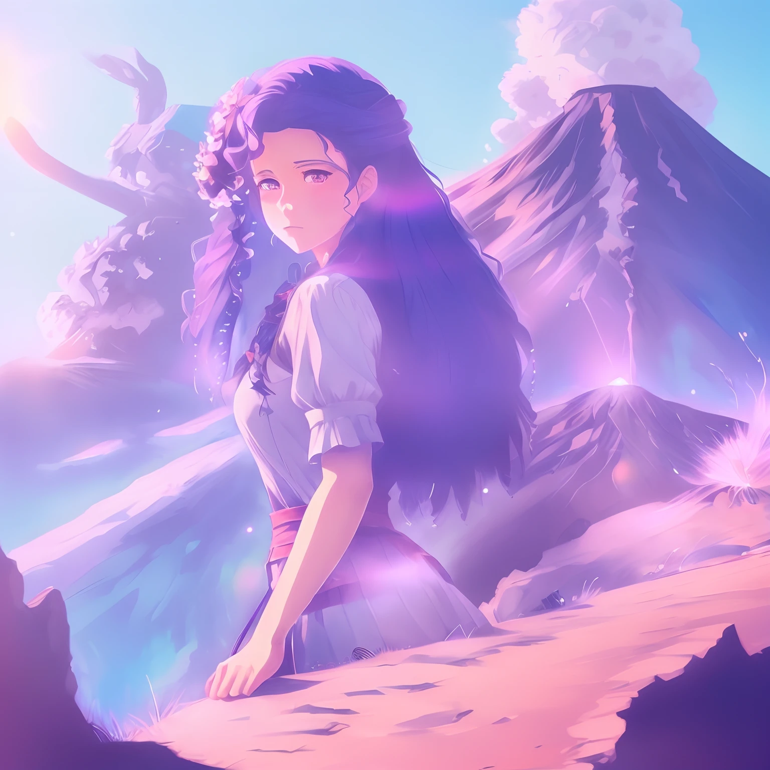 Anime girl with blue eyes and butterfly hair, artwork in the style of guweiz, adorable digital painting, cute detailed digital art, detailed portrait of anime girl, detailed digital anime art, Portrait of Cute Anime Girl, kawaii realistic portrait, highly detailed 4k digital art, stunning anime face portrait, cute anime girl portrait, portrait anime girl, Beautiful anime portrait