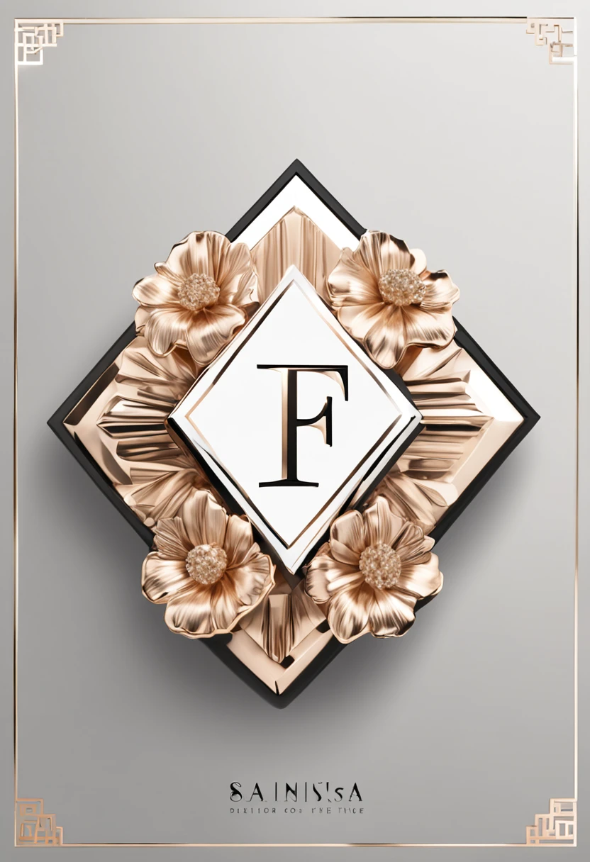 Create a high-definition closeup of a minimalist logo with a delicate flower in its center, with the number F18 highlighted, on a diamond background that conveys elegance and sophistication."
"Develop an image of a minimalist logo with the word Fantasia and the number N9 highlighted, com um fundo diamantado que adicione um toque de brilho e glamour."
"Imagine a closeup of a logo with the number F32 integrated into a minimalist design, com um fundo diamantado que traga um aspecto luxuoso e refinado."
"Create an image of a minimalist logo with the combination of letters F/11, dispostas de forma elegante, on a diamond background that conveys an air of sophistication."
"Draw a closeup of a minimalist logo with the letter F50 highlighted, with a diamond background that brings an aspect of brilliance and glamour to the image.”