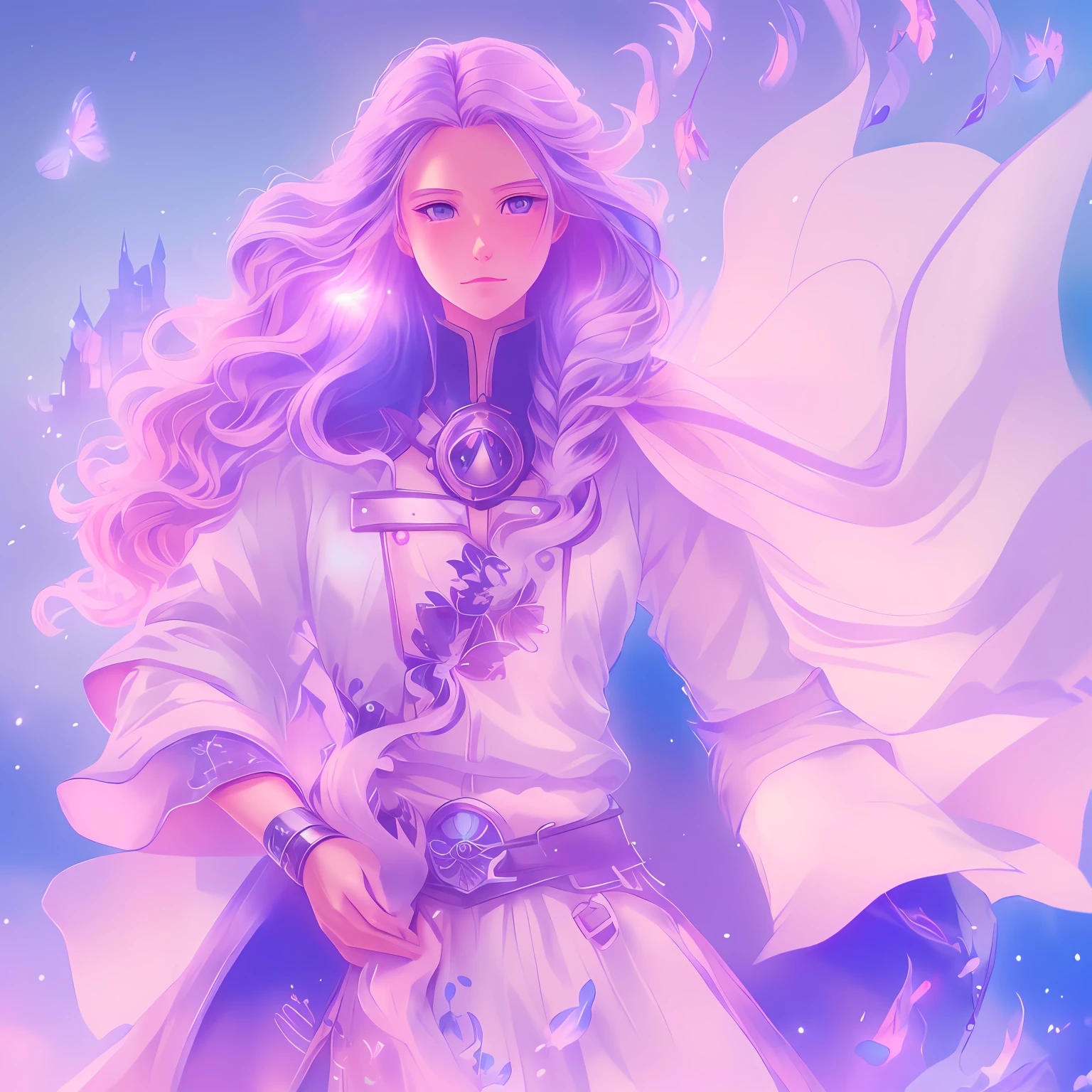 Anime girl with blue eyes and butterfly hair, artwork in the style of guweiz, adorable digital painting, cute detailed digital art, detailed portrait of anime girl, detailed digital anime art, Portrait of Cute Anime Girl, kawaii realistic portrait, highly detailed 4k digital art, stunning anime face portrait, cute anime girl portrait, portrait anime girl, Beautiful anime portrait