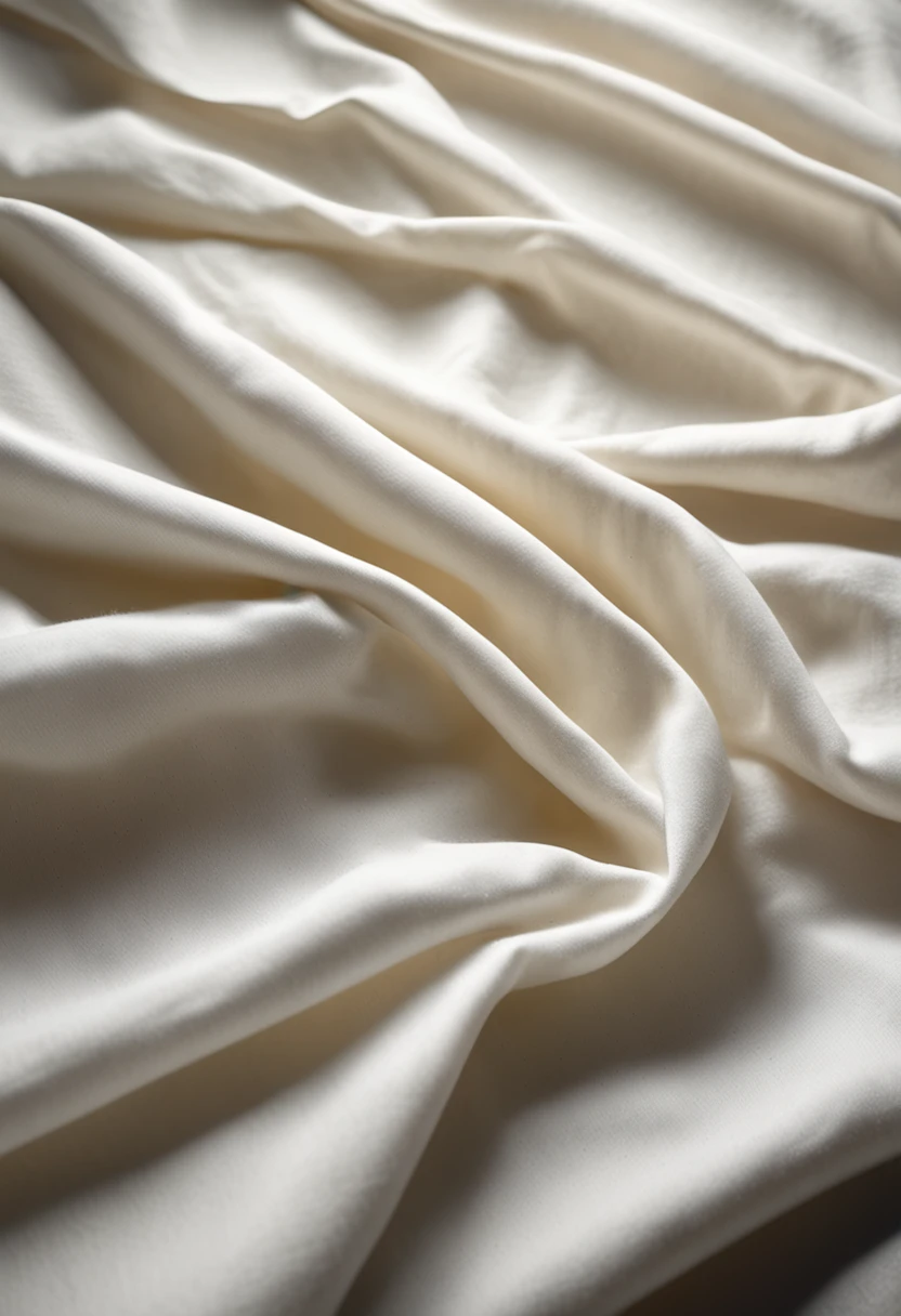 a white cloth covering a product, with lighting
