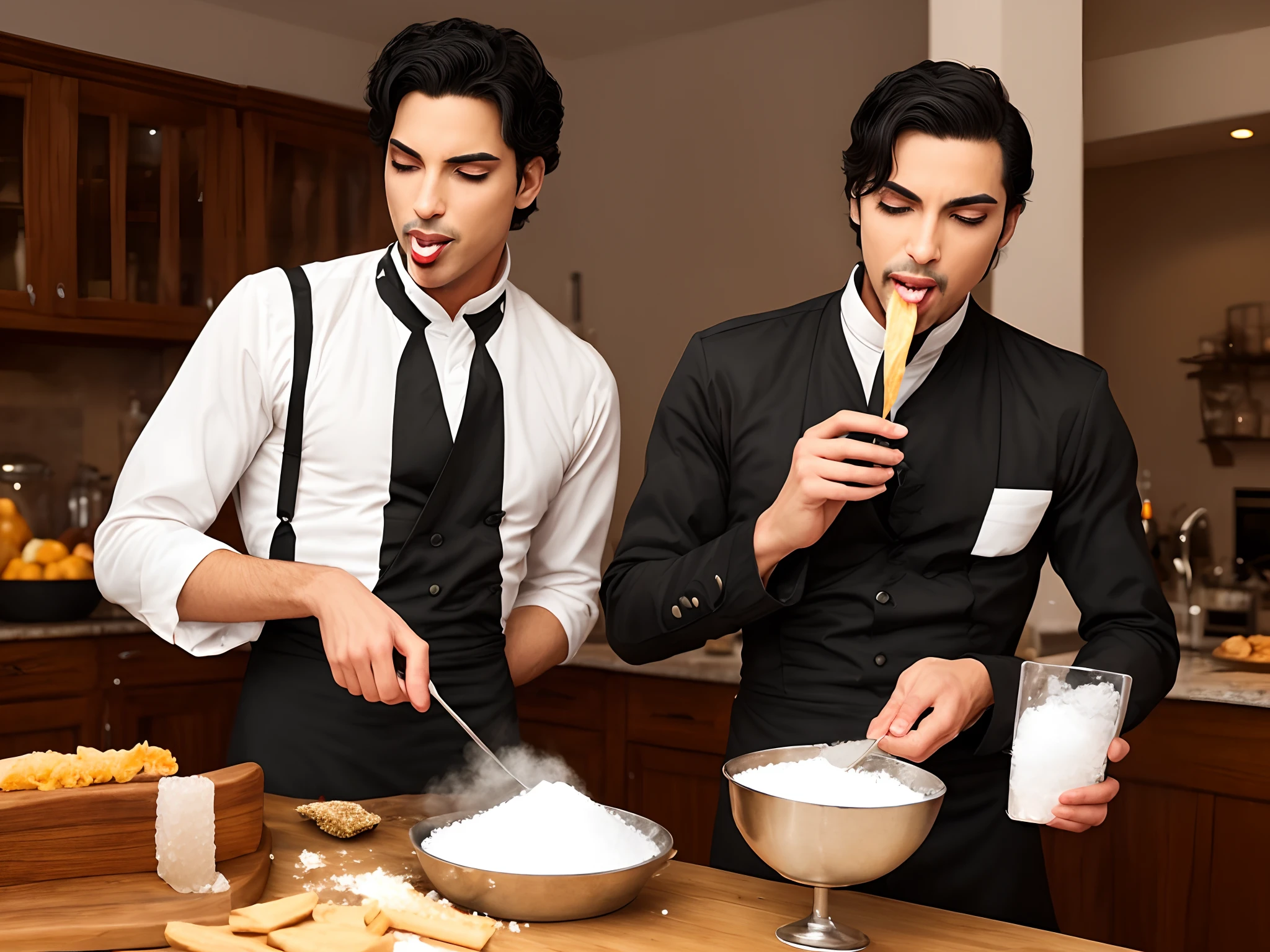 prince of salt serving a man in his mouth