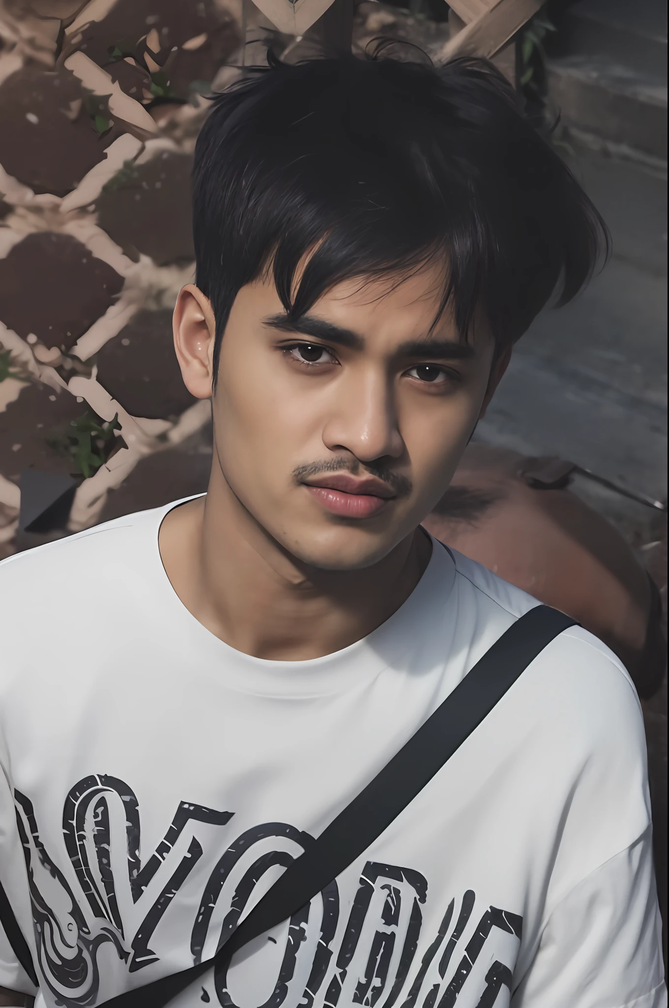 a close up of a man with a bag and a shirt, ayan nag, headshot profile picture, mohamed chahin, around 1 9 years old, portait photo profile picture, profile image, riyahd cassiem, 18 years old, profile picture 1024px, ash thorp khyzyl saleem, 1 6 years old, profile pic