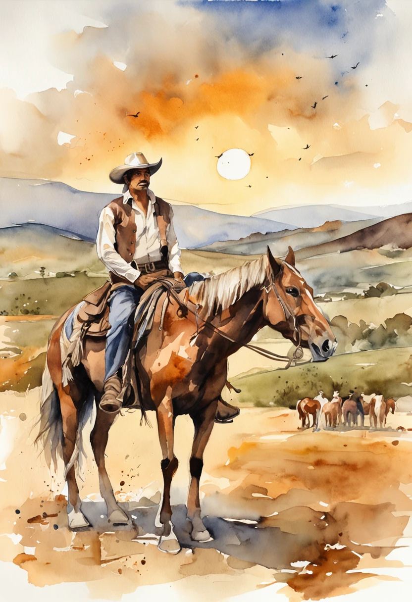 There is a man on a horse in front of a full moon, Andar a cavalo na lua, vaqueiro, Cowboy na Faixa, Back photo of a cowboy, No Velho Oeste, O Cowboy no Estranho Oeste, Velho Oeste, Lone guard, sonho de vaqueiro, quadrinhos ocidentais inspirados, lonely rider, Directed by: Cindy Wright, space western, Fotografia Moonwalker
