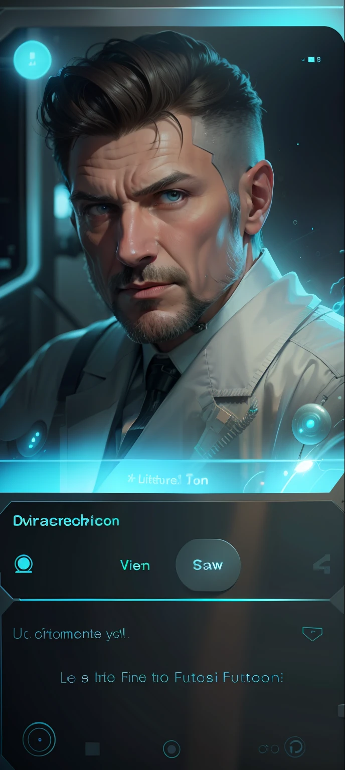 Show as scientists from future, 8k