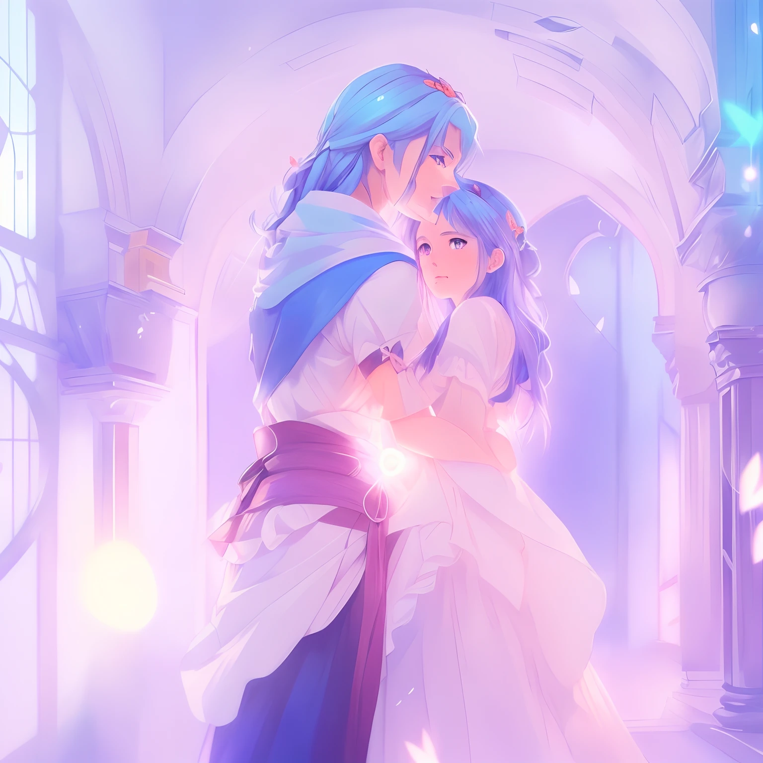 Anime girl with blue eyes and butterfly hair, artwork in the style of guweiz, adorable digital painting, cute detailed digital art, detailed portrait of anime girl, detailed digital anime art, Portrait of Cute Anime Girl, kawaii realistic portrait, highly detailed 4k digital art, stunning anime face portrait, cute anime girl portrait, portrait anime girl, Beautiful anime portrait