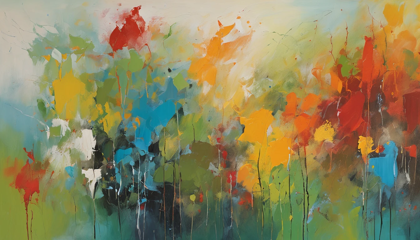 Detalhes intrincados da pintura das florestas , nuvem, Cores vivas, alto contraste, montanha, arte da linha vetorial, Destaques Laranja, Concept Art, Stick, Tapete, alta qualidade, Borda a Borda,
