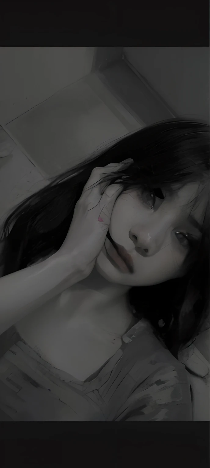 Hyperrealist portrait of female by david hockney and alphonse mucha,fantasy art, photo realistic, dynamic lighting, artstation, poster, volumetric lighting, very detailed faces, 4 k, award winning,, 1girl, in the dark, deep shadow, low key,cowboy shot,(official clothing:1.4) ,long hair,white hair,