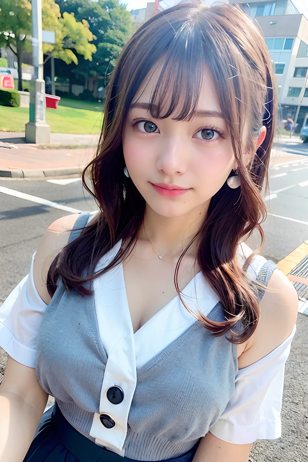(64k,RAW photos,best qualtiy,masterpiecel1.4),(realisticlying,photograph realistic:1.37),Photos of Japanese girls,Wear a school uniform,naturey(big cleavage breasts:1.25),(small:1.4),looks away,seduct smile,(Kpop idol),messy hair,((short)),(Pink blush),(illuminating),pool,Sit on the bed,,(独奏),dynamicposes,(erected ),(femele), (puffy eye:1.3), (delicate leg), hdr, highly detailed, Environmental occlusion, Harmonious composition, fine art photography,((Liuhai)),gigantic cleavage breasts,((Shoot from bottom to top)),Long legs,Wearing black stockings,full bodyesbian,Perfect facial expression