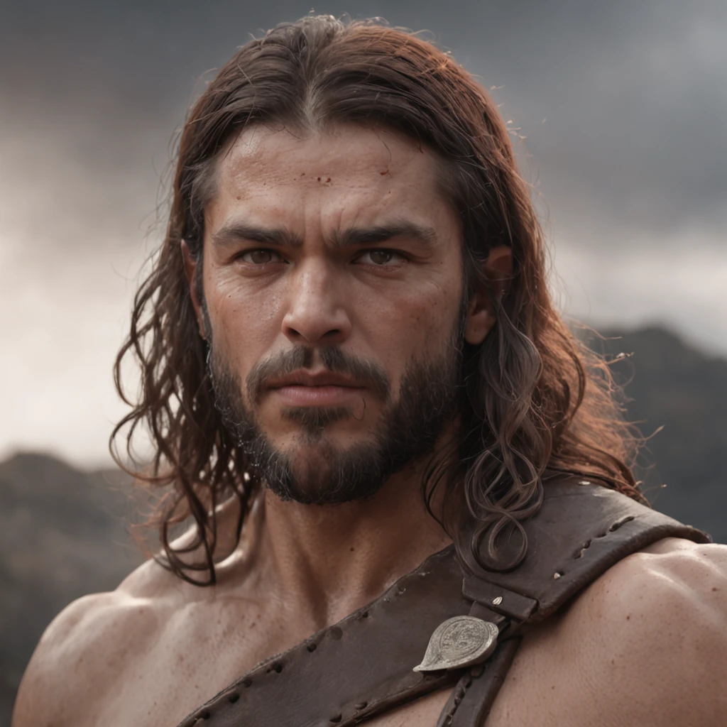 photo of a warrior, highy detailed, hdr, Soft, sharp focus, high resolution and with determination in your eyes